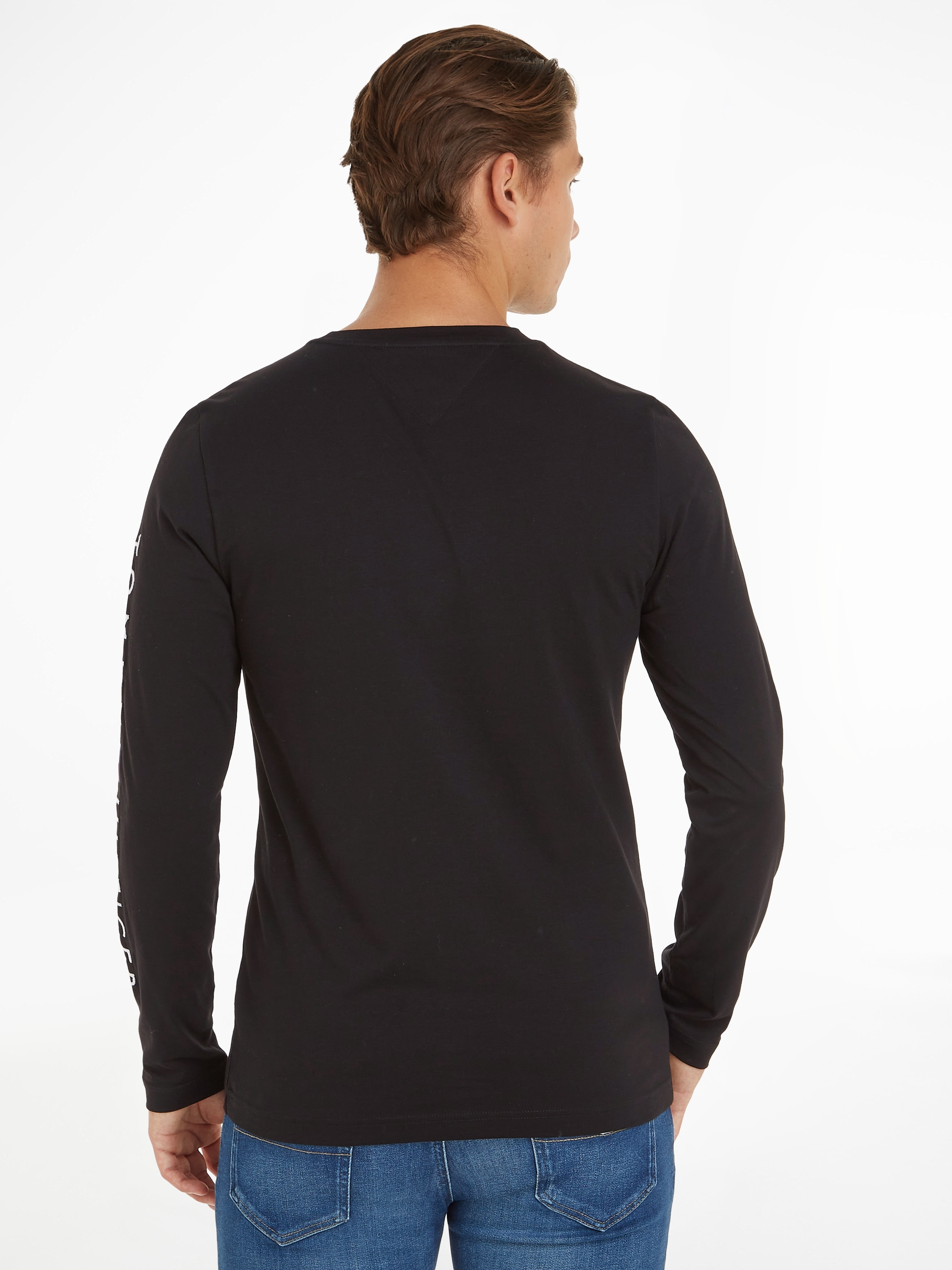 Tommy Hilfiger T-shirt à manches longues »TOMMY LOGO LONG SLEEVE TEE« mit Logodruck