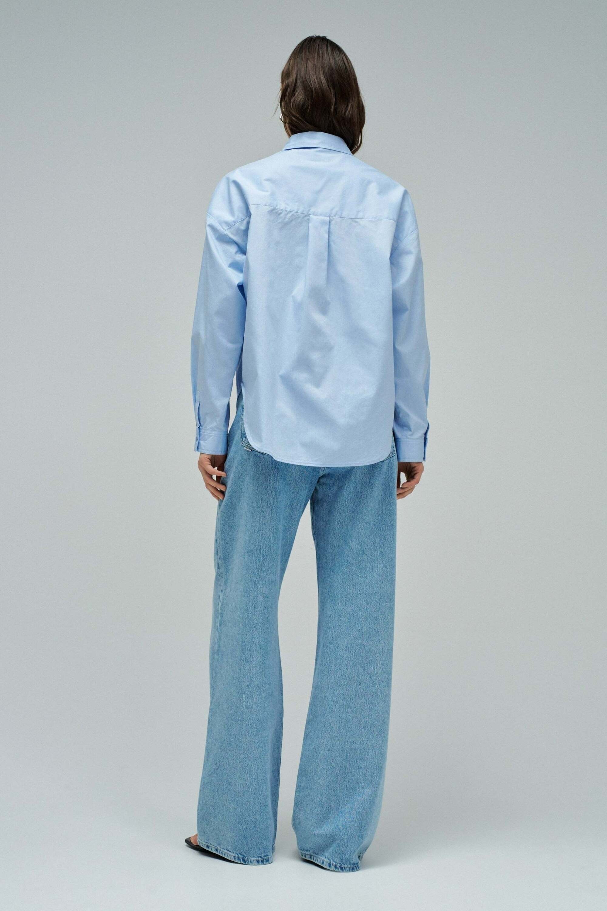 Salsa Blouse à manches longues »Salsa Jeans Langarmbluse Oversize Basic«