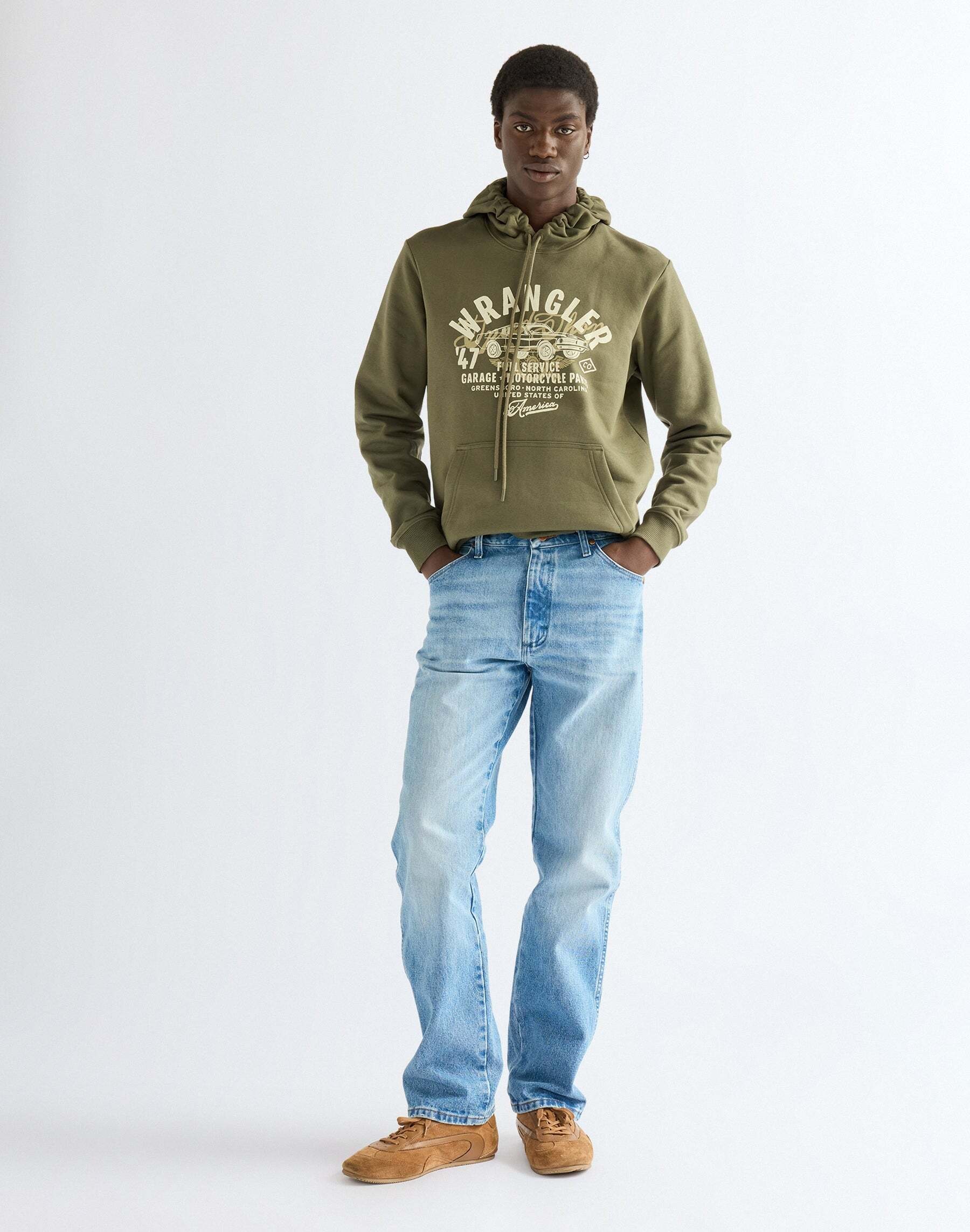 Wrangler Kapuzenpullover »WRANGLER Kapuzenpullover Americana«
