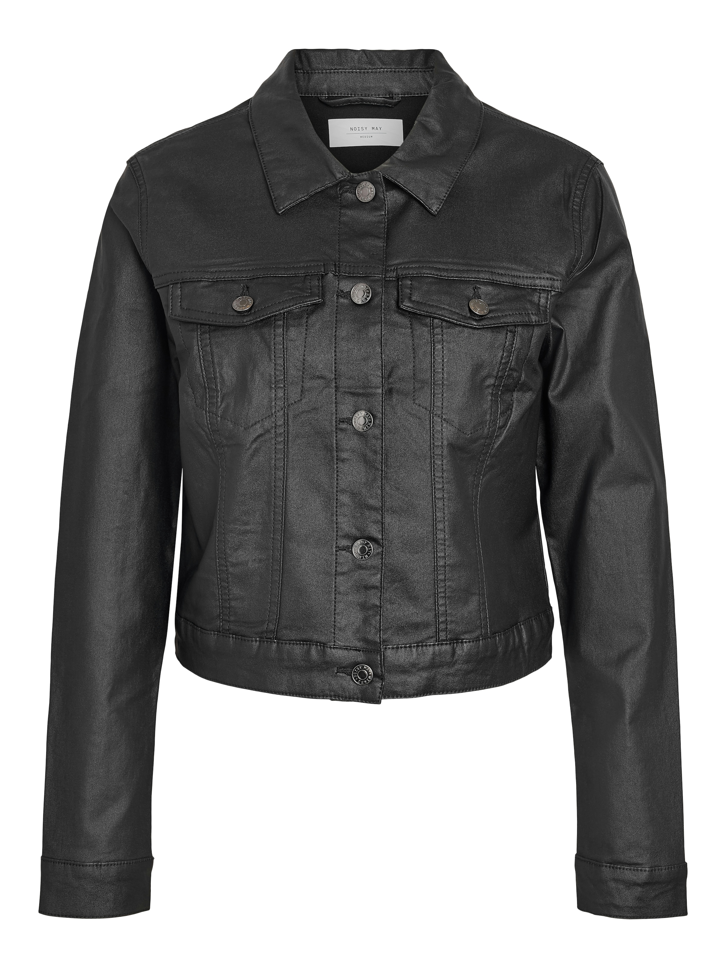 Noisy may Lederimitatjacke »NMCOATED DEBRA LS JACKET NOOS« Lederimitat