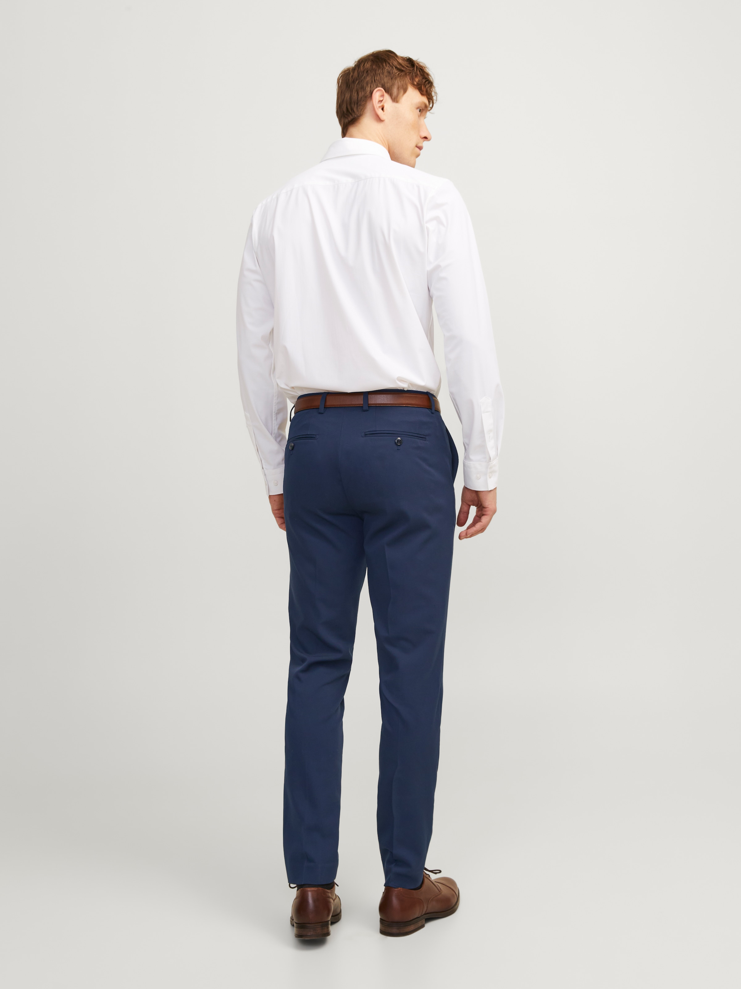 Jack & Jones Pantalon de costume »JPRFRANCO  Hose mit schmalem Bein und cleanem Look«  meliert, modisch, slim fit, Kunstfaser