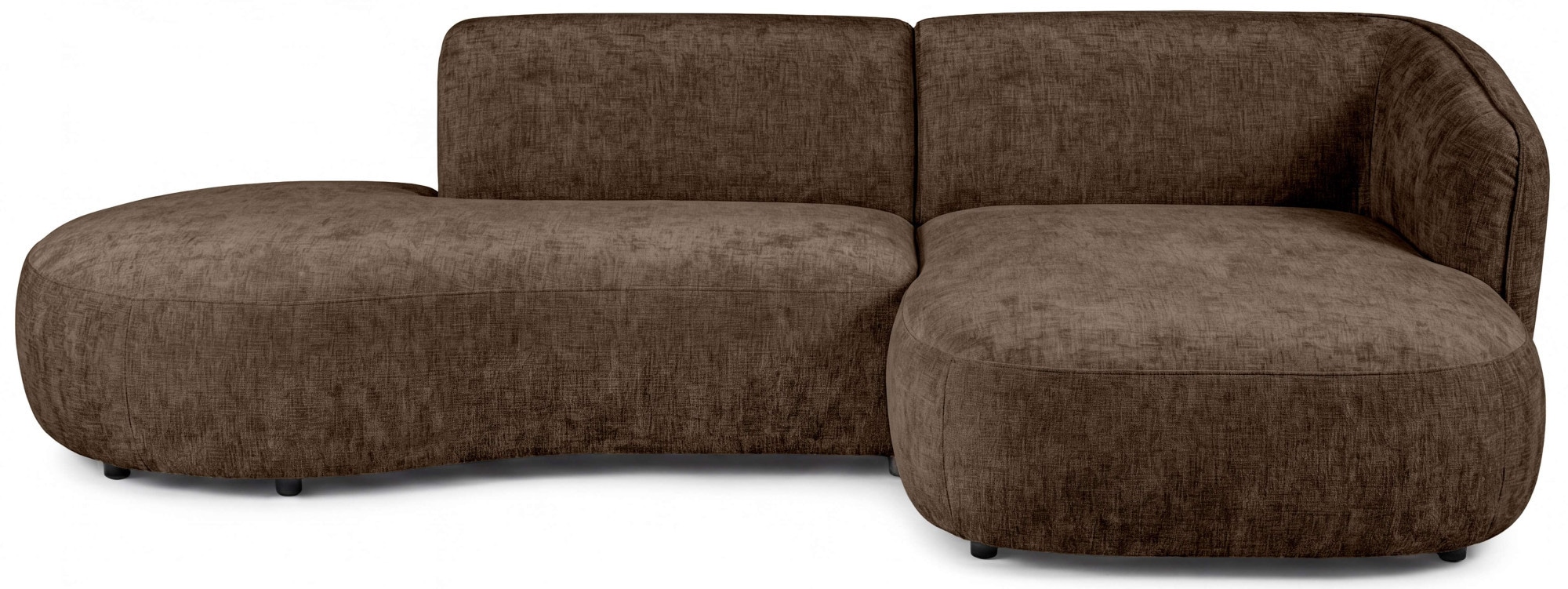 GOODproduct Ecksofa »OSTRUP Rundsofa, L-Form, Naturtöne, Boucle oder Chenille« Breite 278 cm, organische Form mit sanften Rundungen