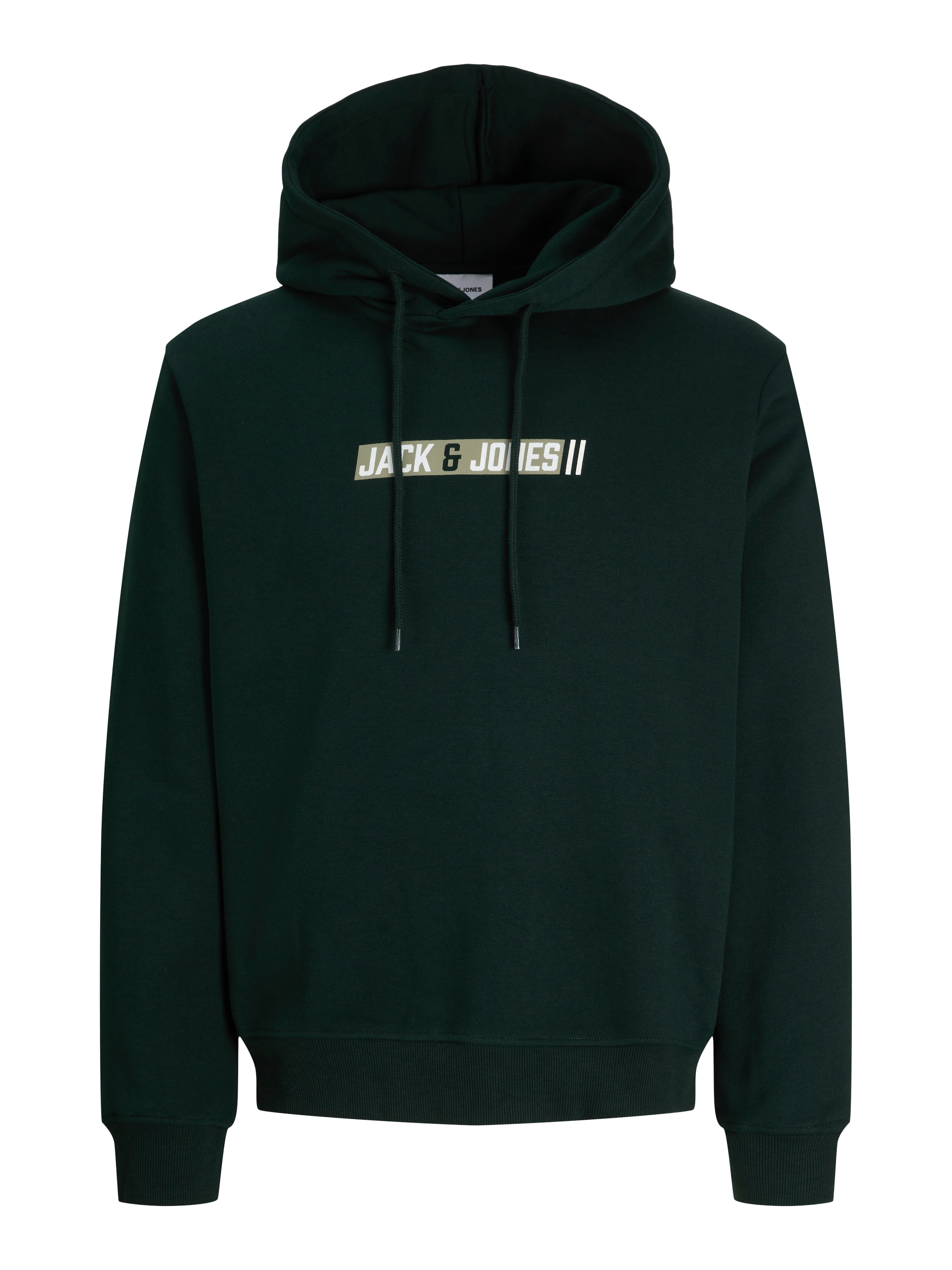 Jack & Jones PlusSize Kapuzensweatshirt »JJMUNK SWEAT HOOD PLS«, Materialmix, normal geschnitten
