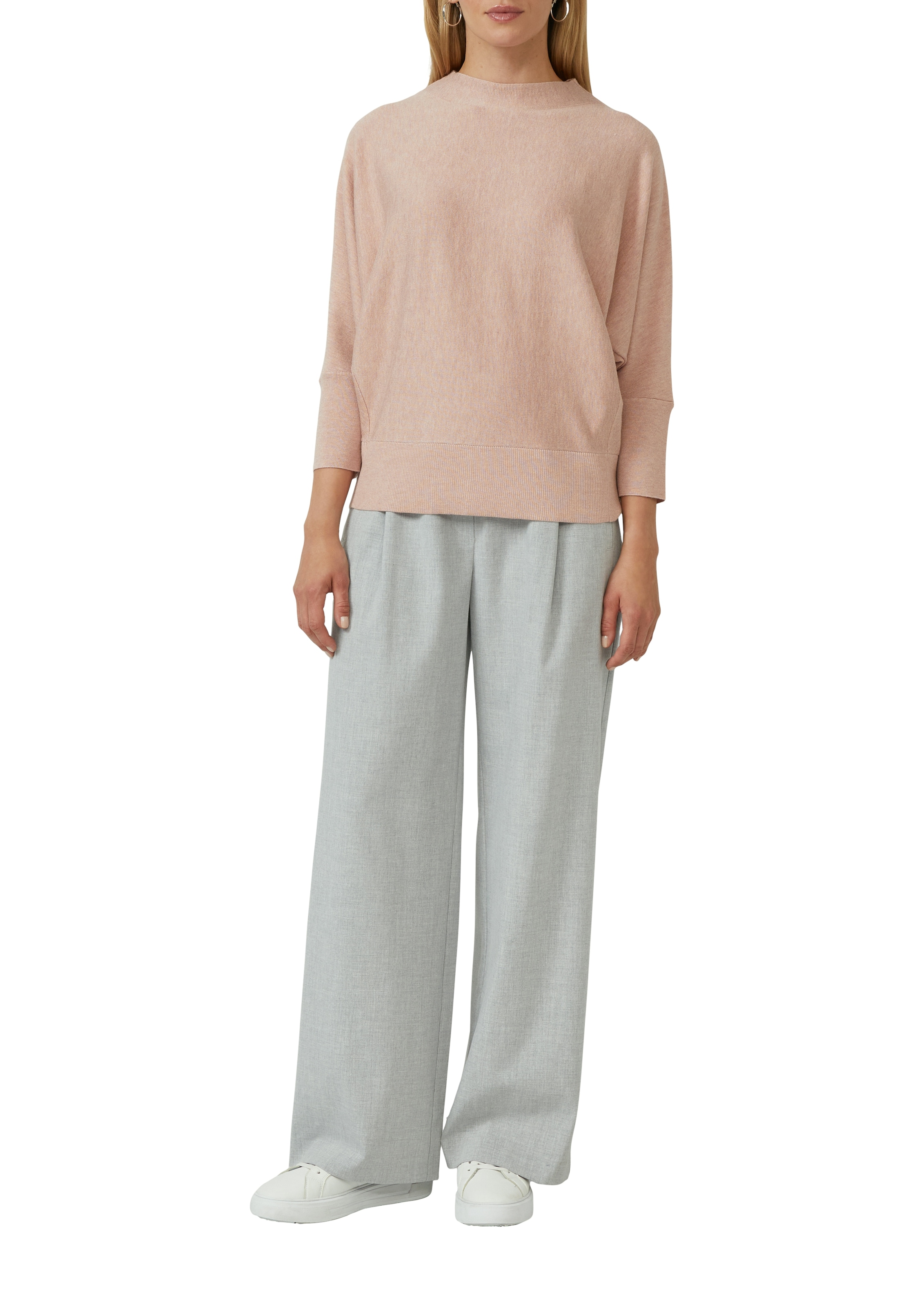 s.Oliver BLACK LABEL Strickpullover mit Fledermausärmeln