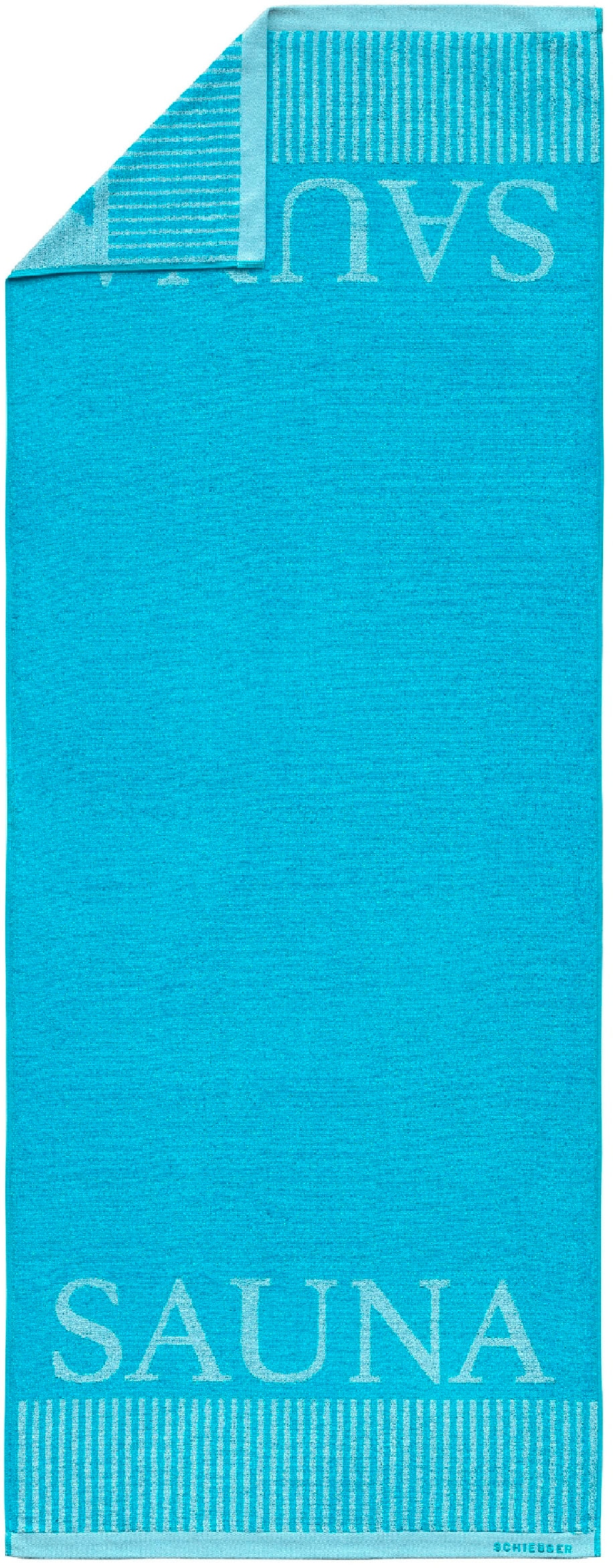 Schiesser Saunatuch »Rom aus garngefärbtem, kuschelweichem Baumwollfrottier« Made in Green