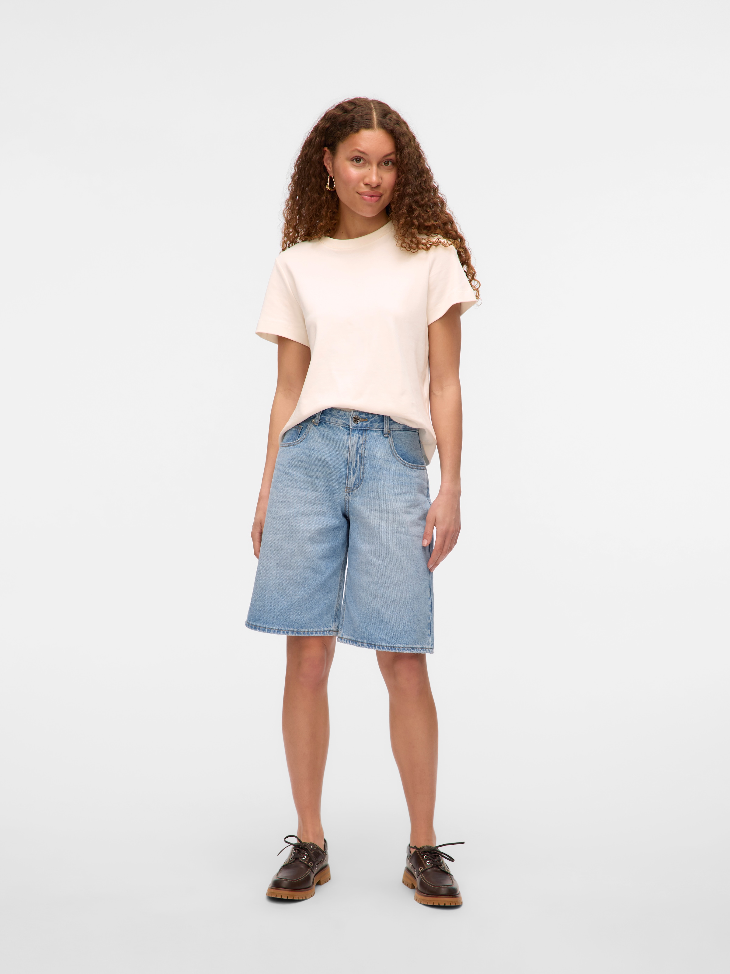 Vero Moda Short en jean »VMRAILA MR DENIM JORTS NOOS« Baumwolle, loose fit