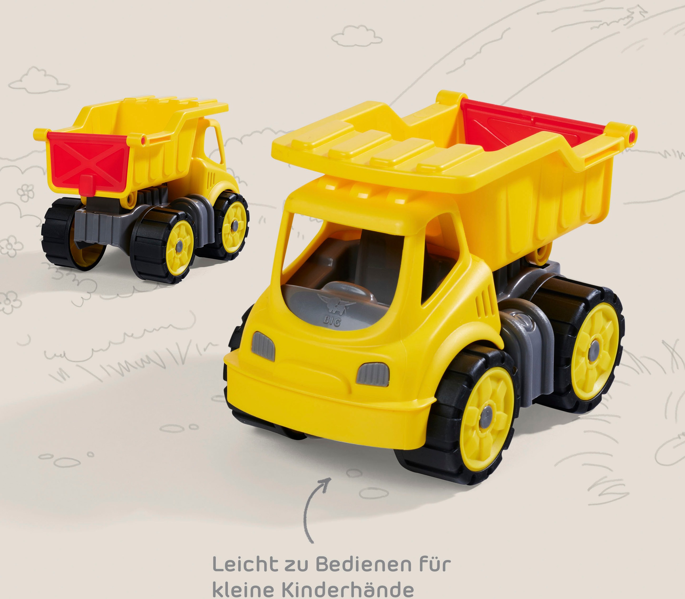 BIG Jouet de construction »Power-Worker Mini« Sandspielzeug, Made in Germany