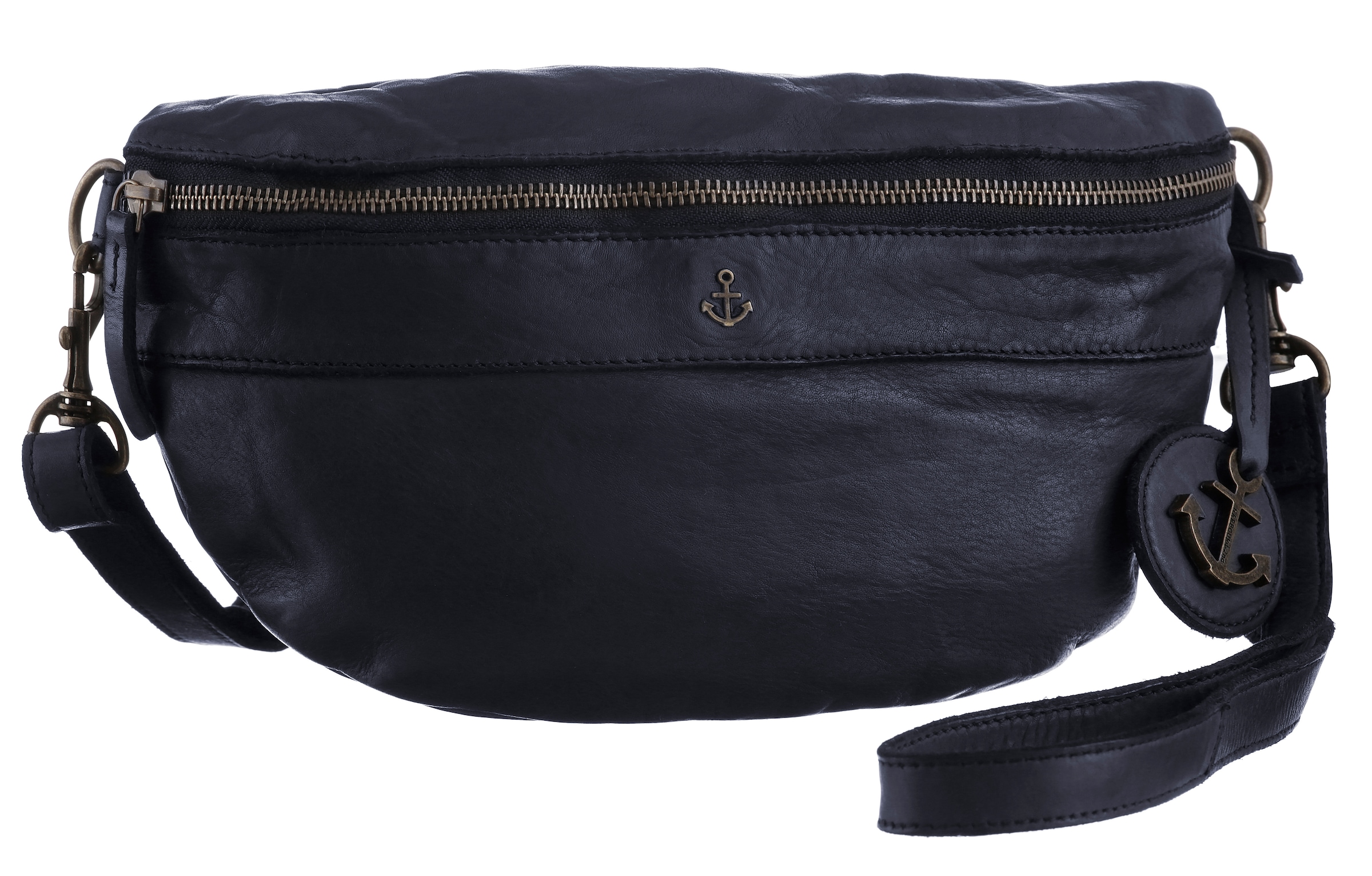 HARBOUR 2nd Sac banane »Jutta« sac bandoulière unisexe, sac banane avec pendentif ancre