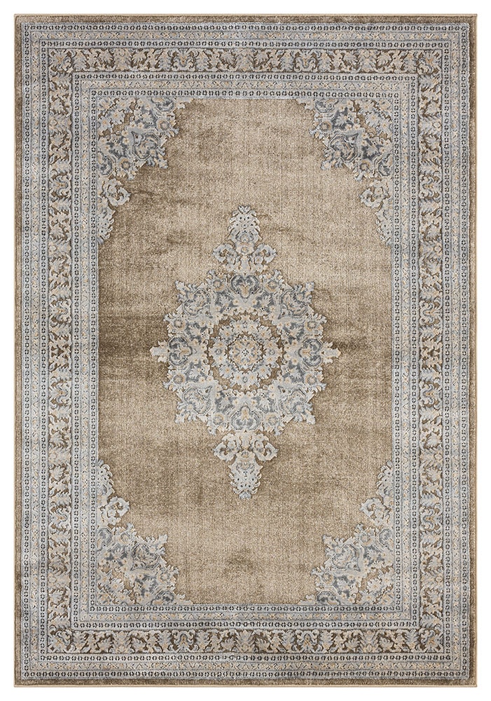 GOODproduct Tapis »Banli, Vintage-Look, Orient-Optik« Rectangulaire 9 mm Höhe dezenter Glanz, Schrumpf-Garn-Effekt, Wohnzimmer, Schlafzimmer