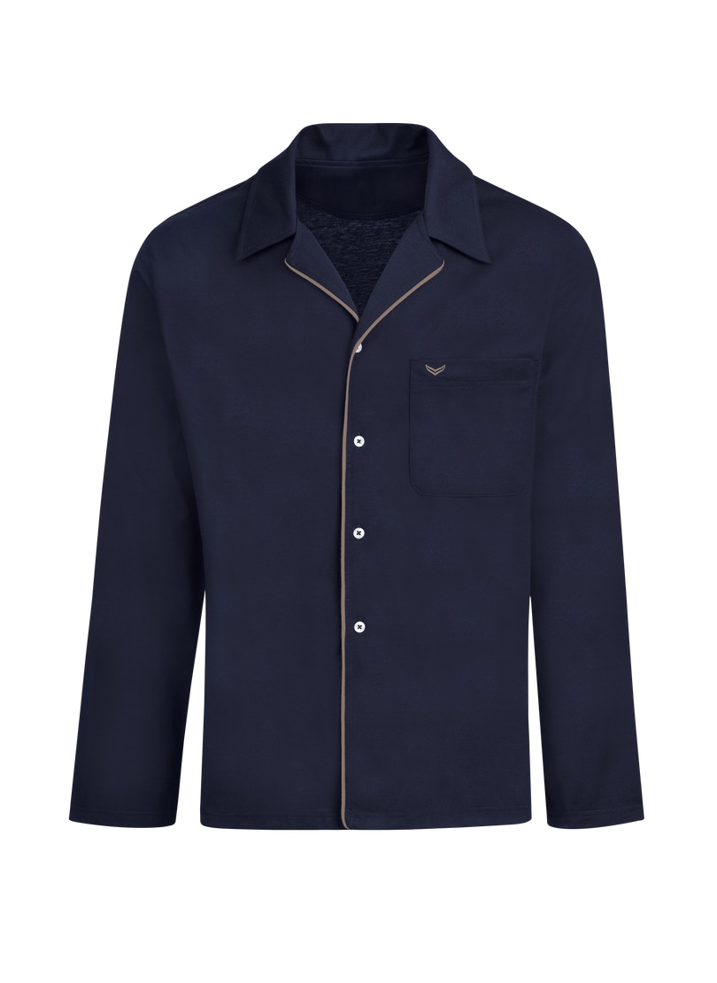 Trigema Pyjama »TRIGEMA Schickes Schlafanzug Oberteil mit Knopfleiste« 1 pièces