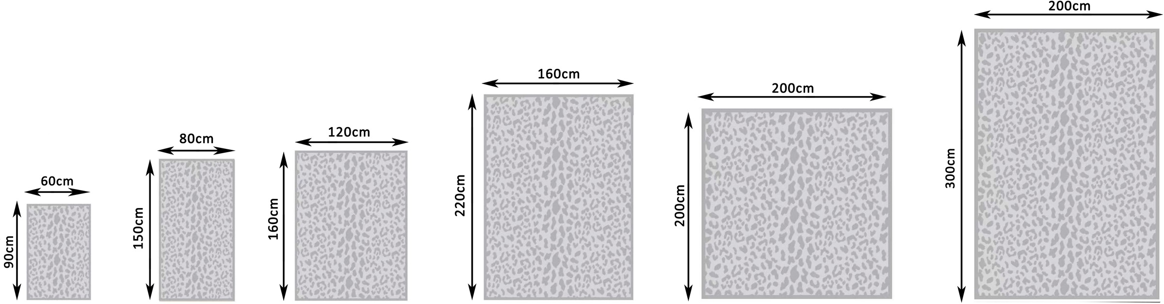 GOODproduct Teppich »Leo, mit trendigem Leopardenmuster, waschbar« rechteckig 12 mm Höhe kuschelig & weich, modern, Animal Print, Wohnzimmer, Schlafzimmer