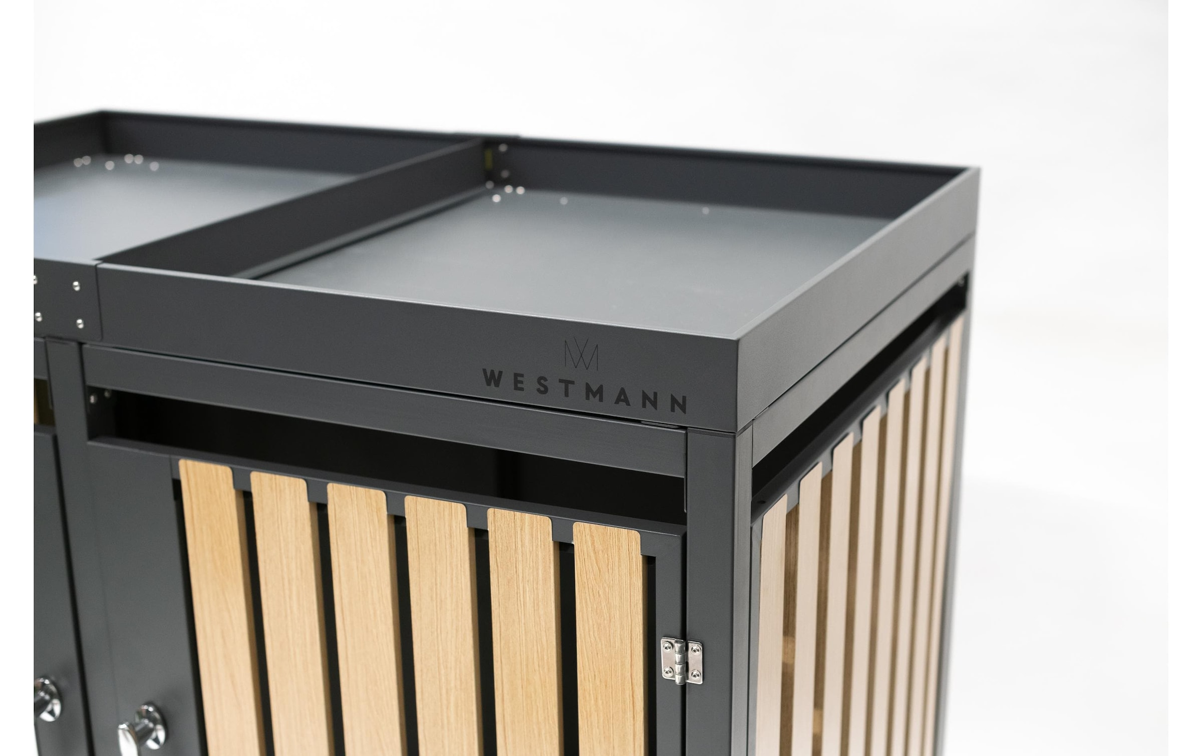 WESTMANN Boîte de jardin »WMHHWTC-62« pour 2x240 l, LxPxH : 134x84x125 cm