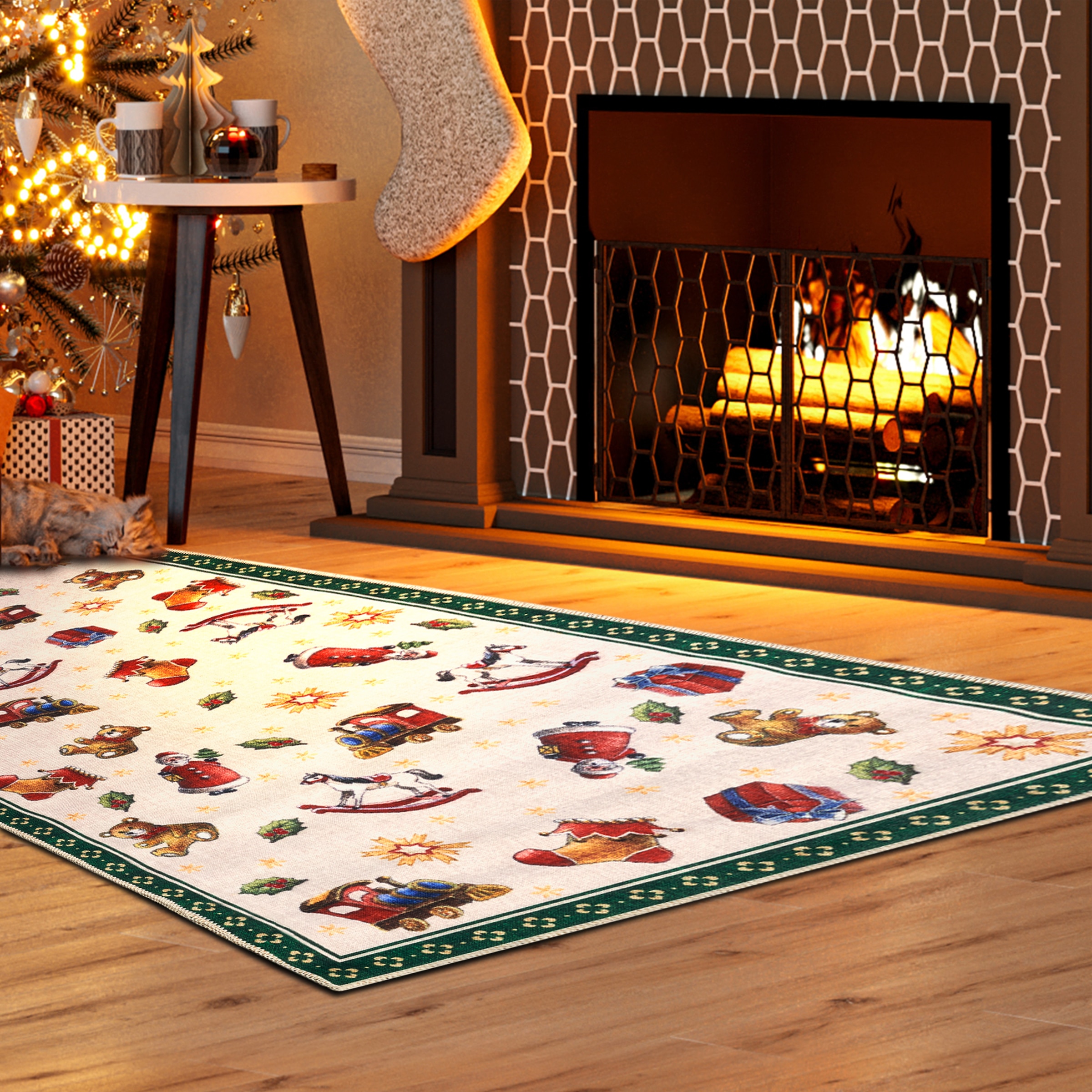 Villeroy & Boch »Nostalgic Toy's Delight, eckig, rund und Läufer« 3 mm Höhe Weihnachten, Wohnzimmer, Flur, Geschenk, Toys Delight, Dekoration