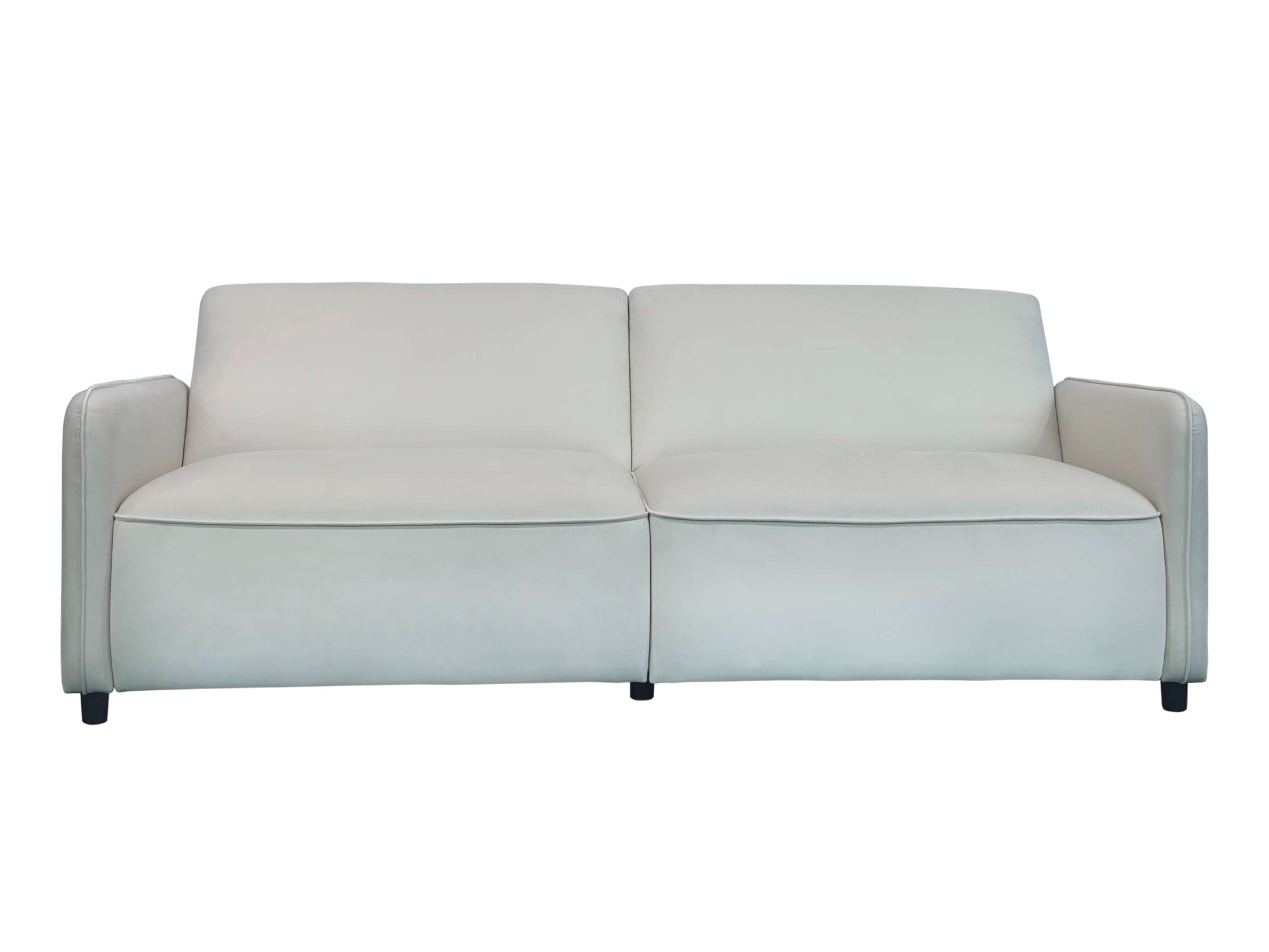 Dorel Home 3-Sitzer »Allie Curved Schlafsofa 209 cm« Bettfunktion (110/190), verstellbare Rückenlehne, Cord u. Velours