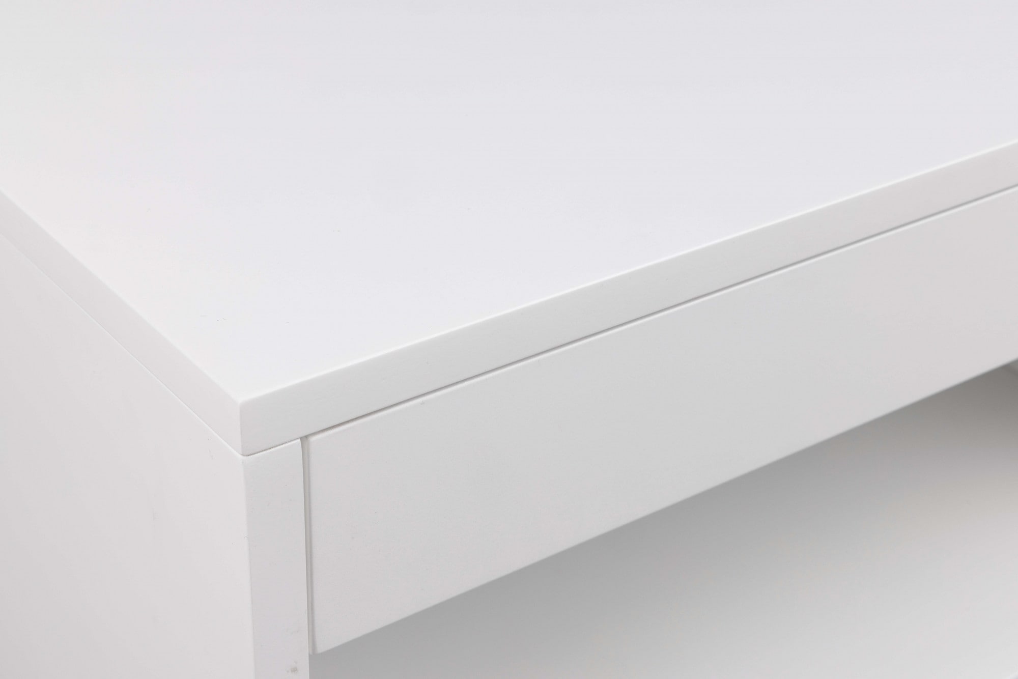 ACTONA GROUP Table de nuit »Cholet Nachtkommode« Table de nuit, laqué blanc, tiroir, compartiment ouvert, fixation murale