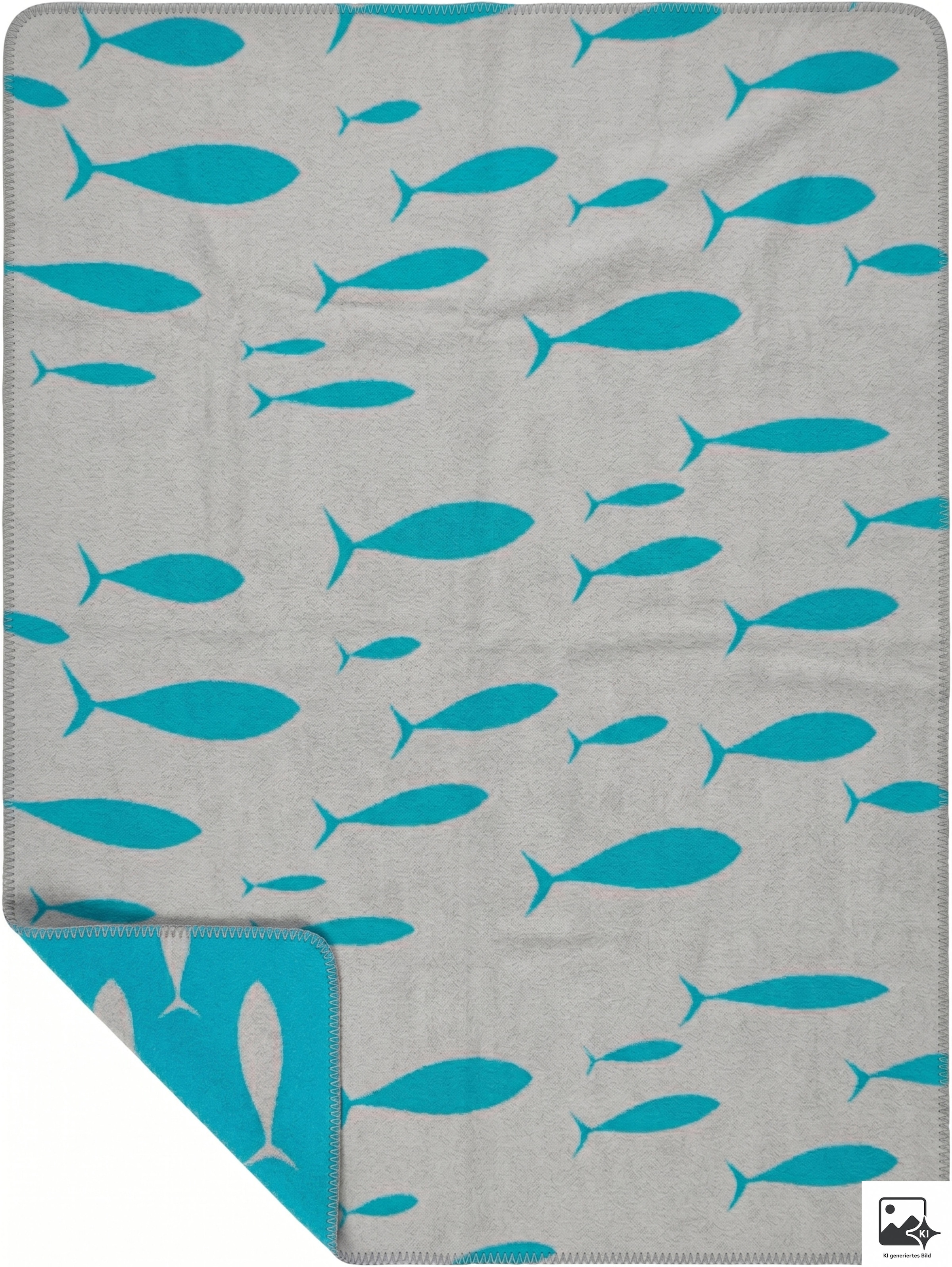 done.® Couverture d'intérieur »FISHES« Angenehm weich und warm in der Haptik