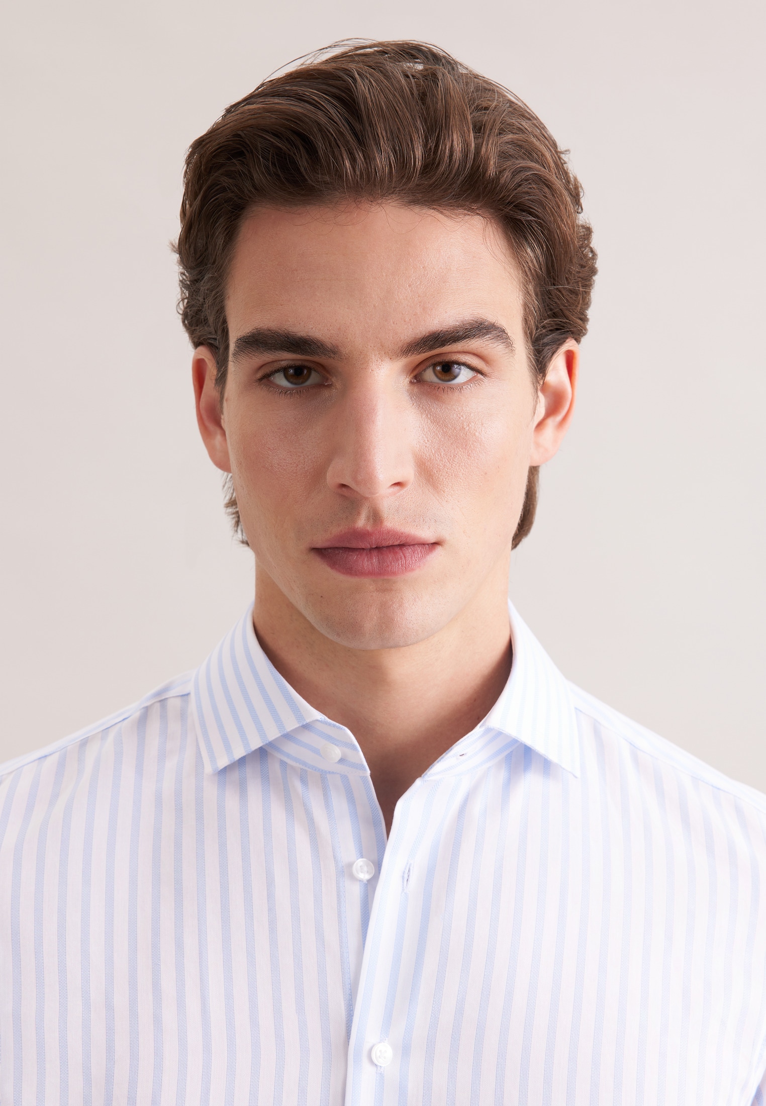 seidensticker Businesshemd »Schwarze Rose« Slim 1/1 Kentkragen Gestreift