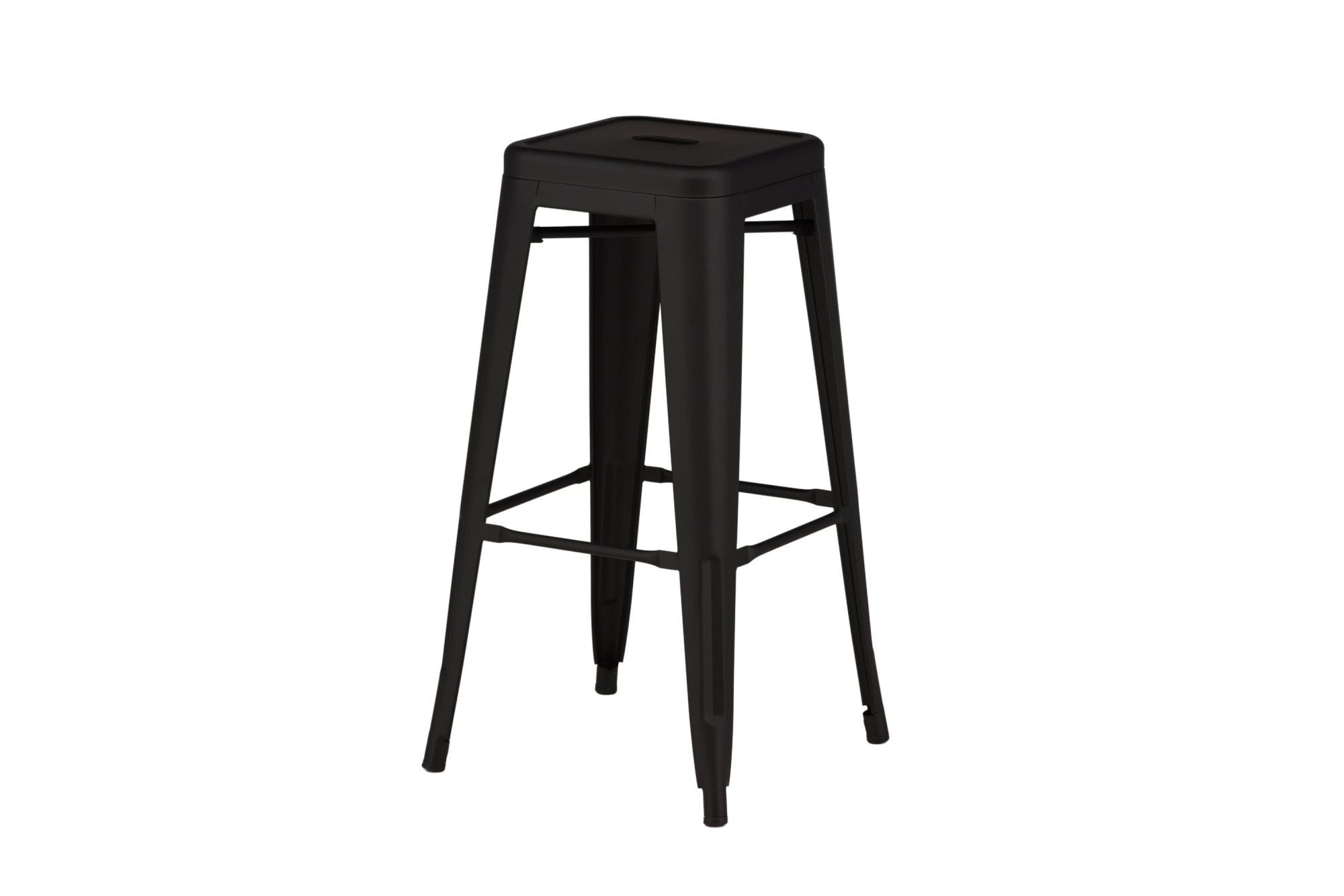 Venture Home Tabouret de bar »Tempe, 4er-Set Barhocker, kompakt, 136 kg belastbar« Ensemble, 4 cuis tlg. Tabouret de bar, cadre en acier, repose-pieds, pieds évasés, simple