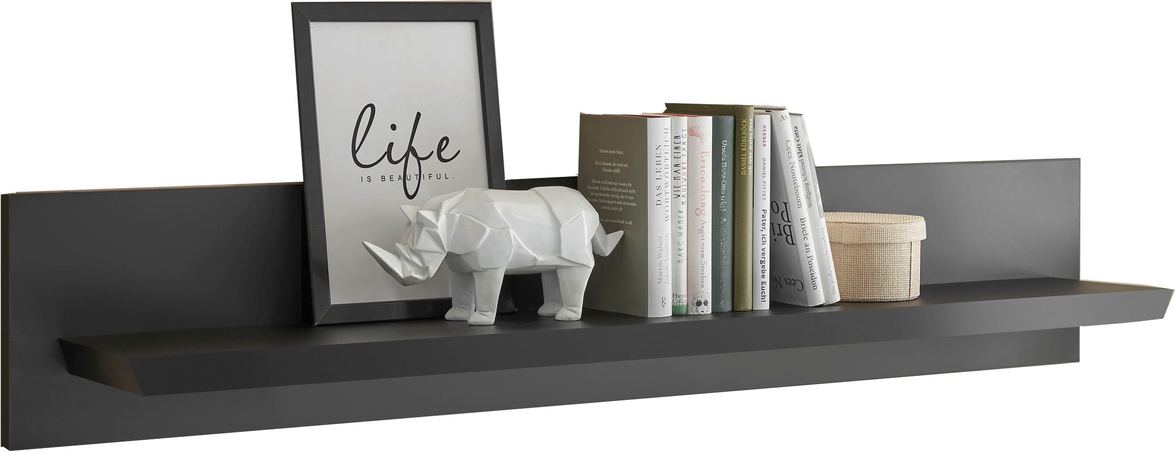 Home affaire Wandboard »Lincoln, Wandregal im Landhausstil, Wandhalter mit Ablagefläche« edles Design, in zwei Grössen verfügbar, vielseitig einsetzbar