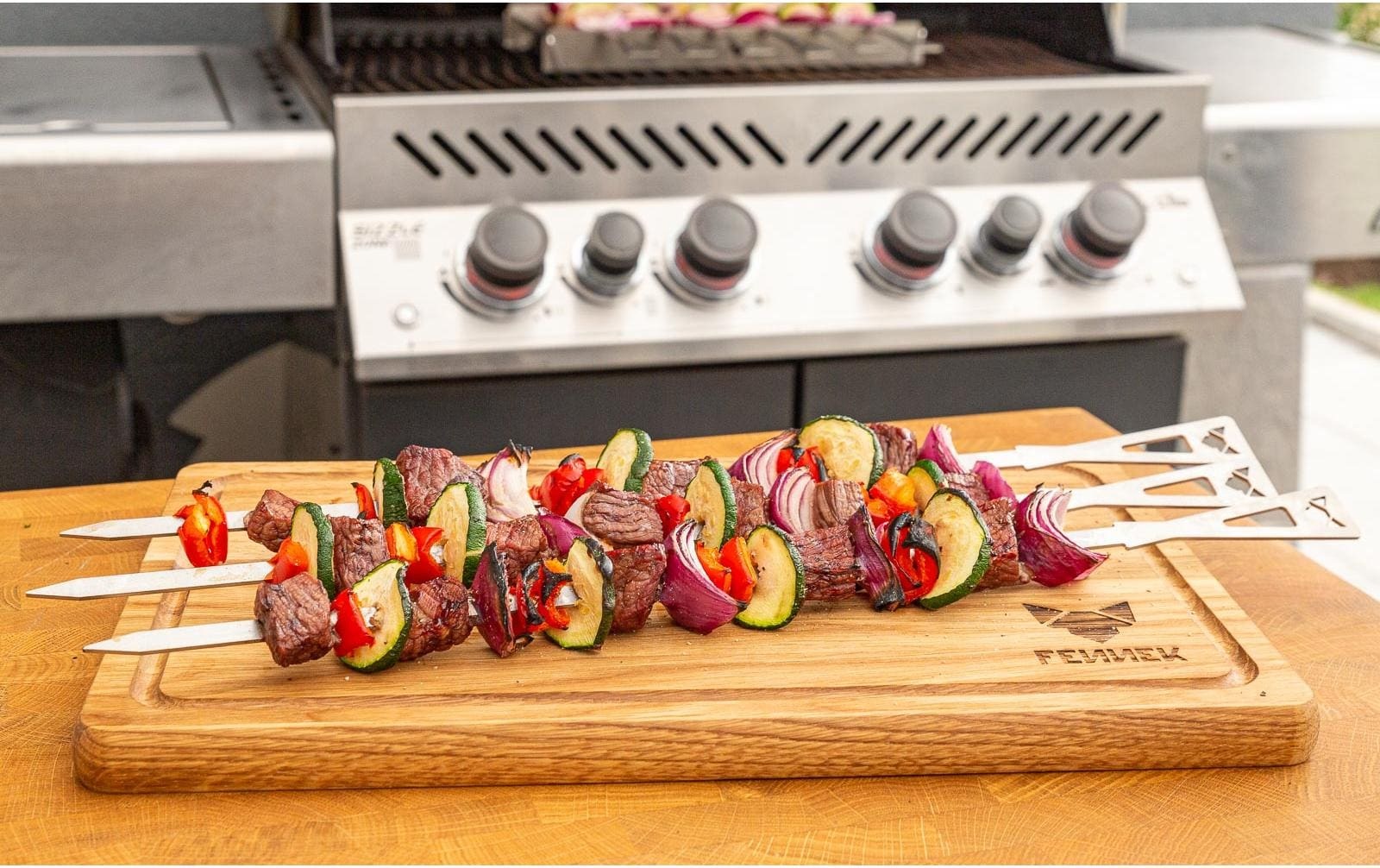 Fennek Grill Broche à barbecue »Set lang, 6 Stück«