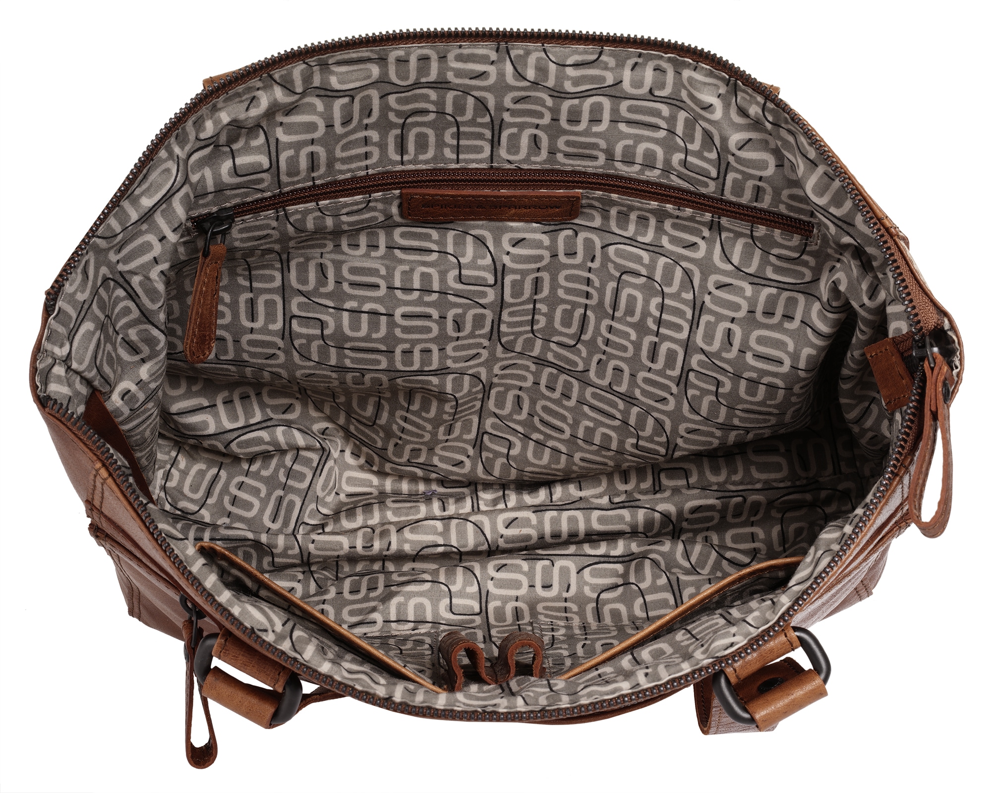Spikes & Sparrow Shopper echt Leder