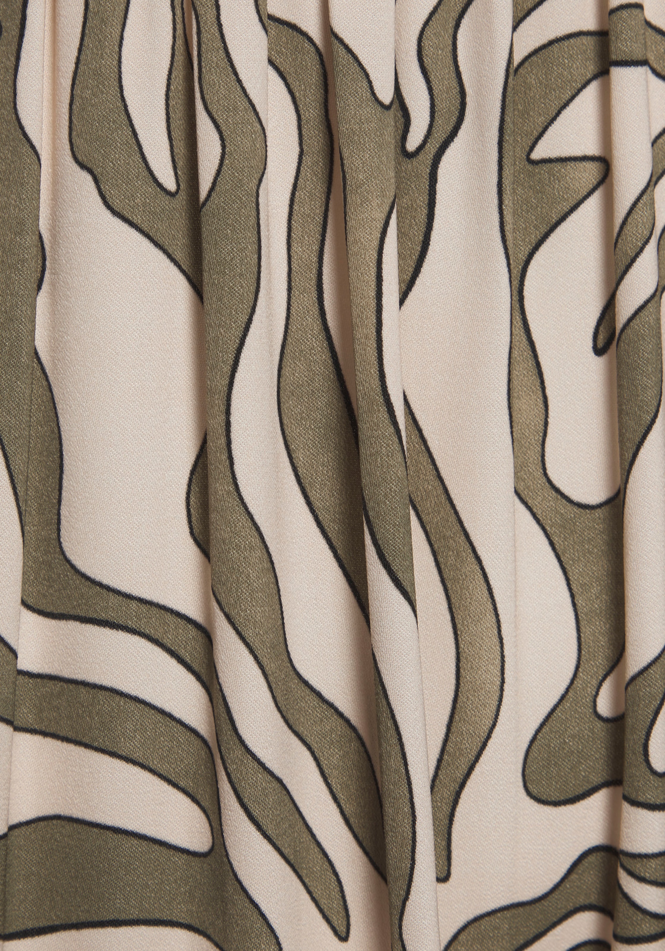 LASCANA Bandeaukleid Seitennahttaschen mit Animaldruck, schulterfreies Maxikleid, Sommerkleid mit Taschen