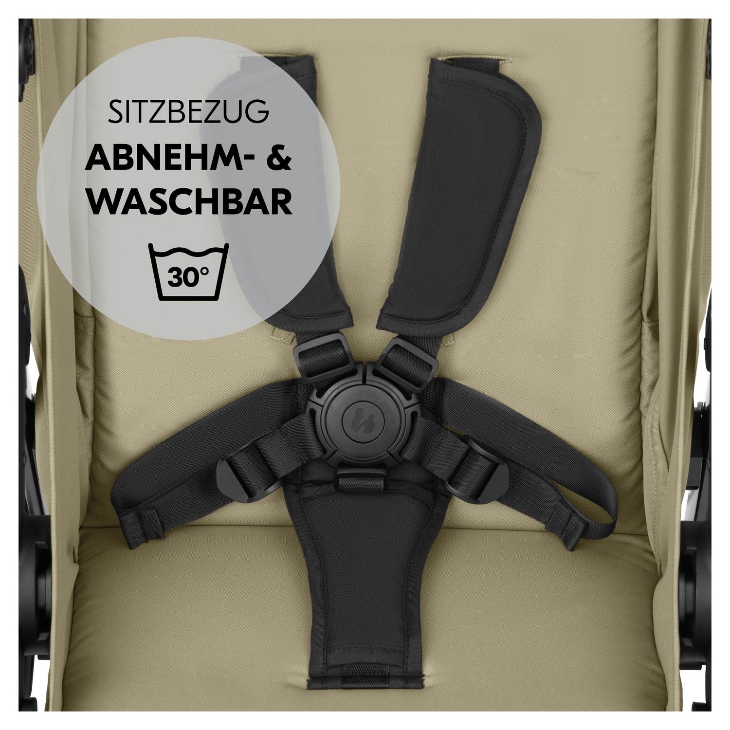 Hauck Poussette pour enfants »Shop N Care, Olive« 22 kilos bis 22 kg belastbar; kompatibel mit Babyschale