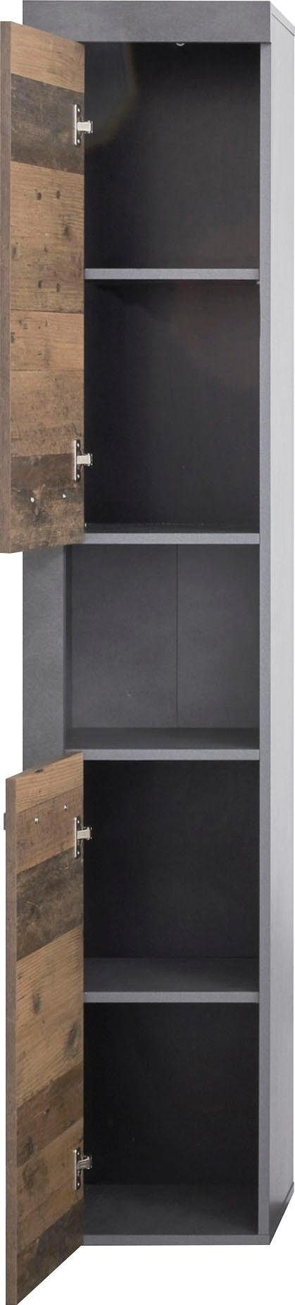 INOSIGN Hochschrank »Ilana« Hochschrank mit 2 Türen & 1 Fach - (B/T/H) 36/31/184 cm
