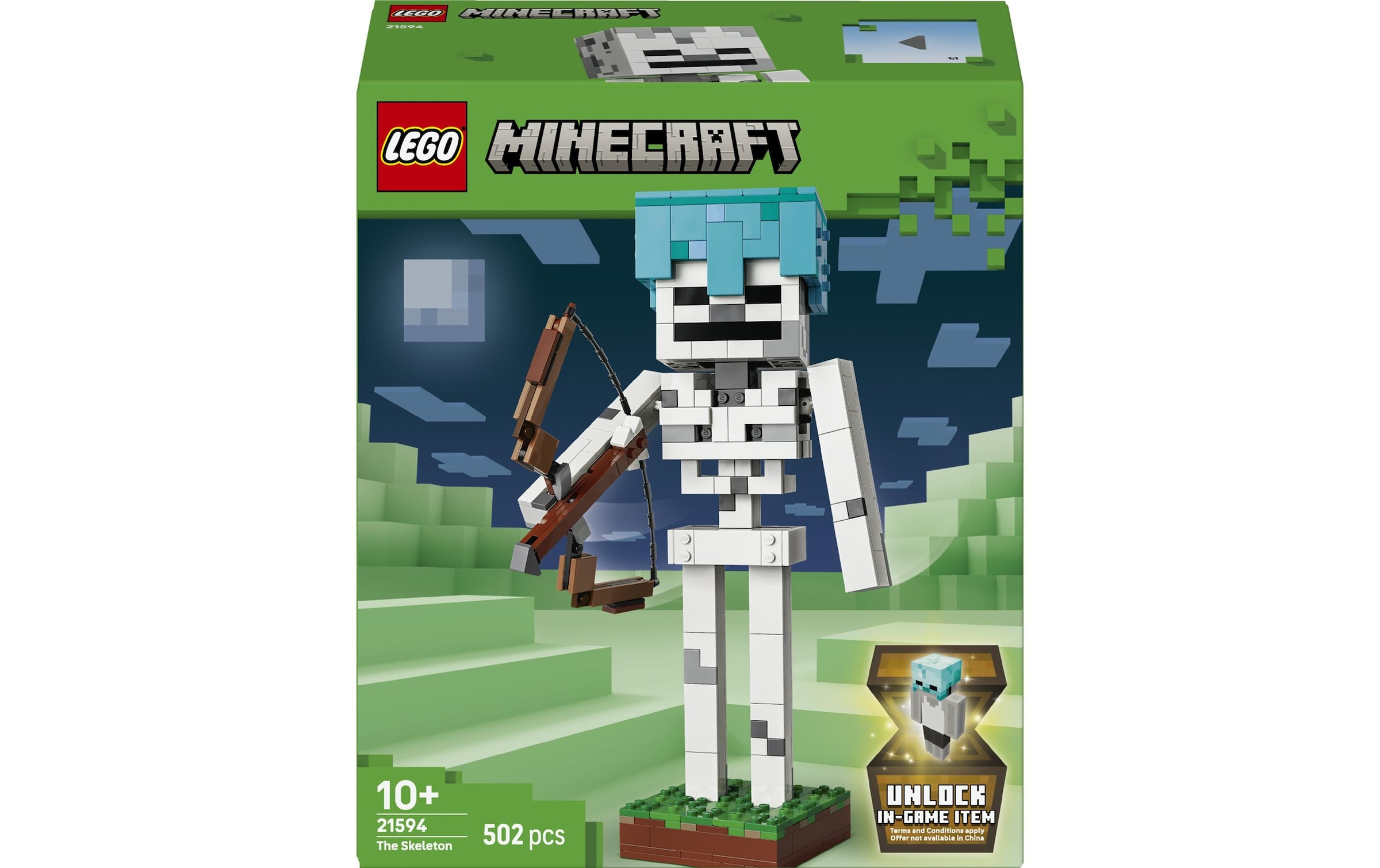 LEGO® Pions de construction »Das Skelett (21594), LEGO Minecraft« fabriqué en Europe