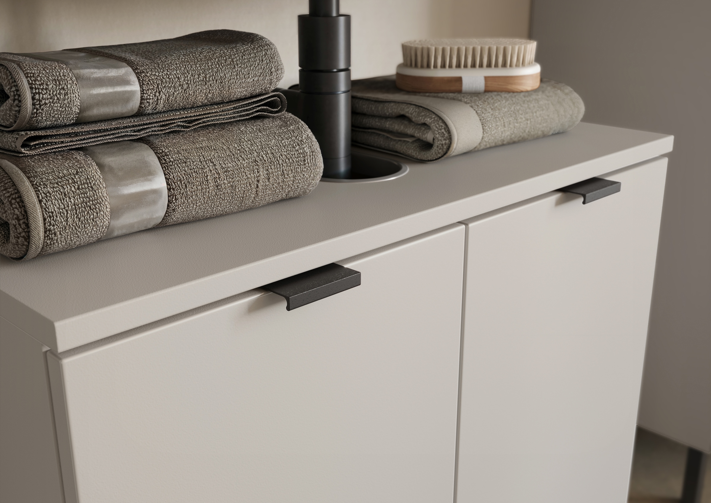 GERMANIA Armoire sous lavabo »GW-Arcena« 1 cuis tlg. mit Siphonausschnitt