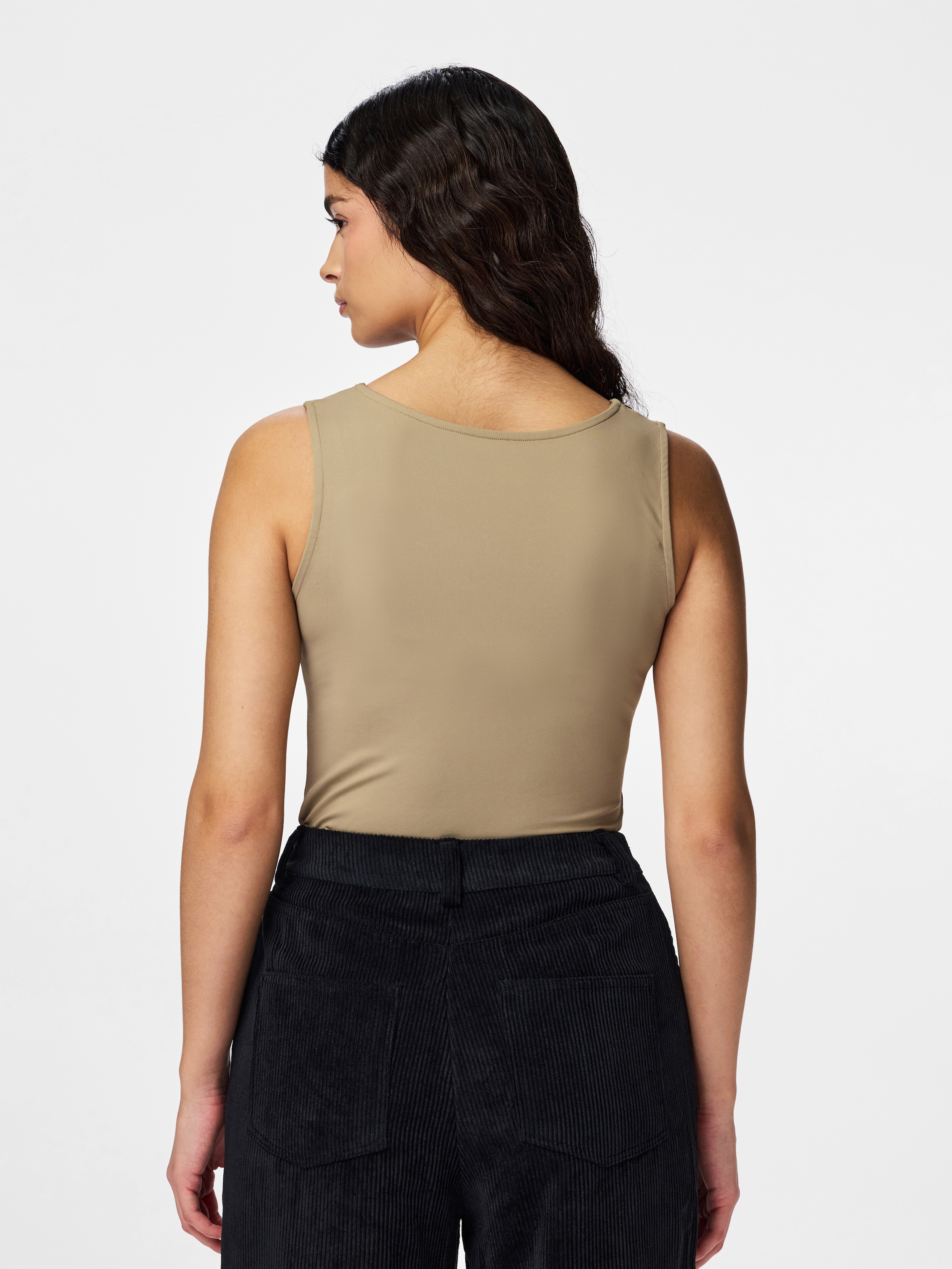 pieces Débardeur »PCLULA SL REVERSIBLE TANKTOP JRS NOOS« mélange de matériaux
