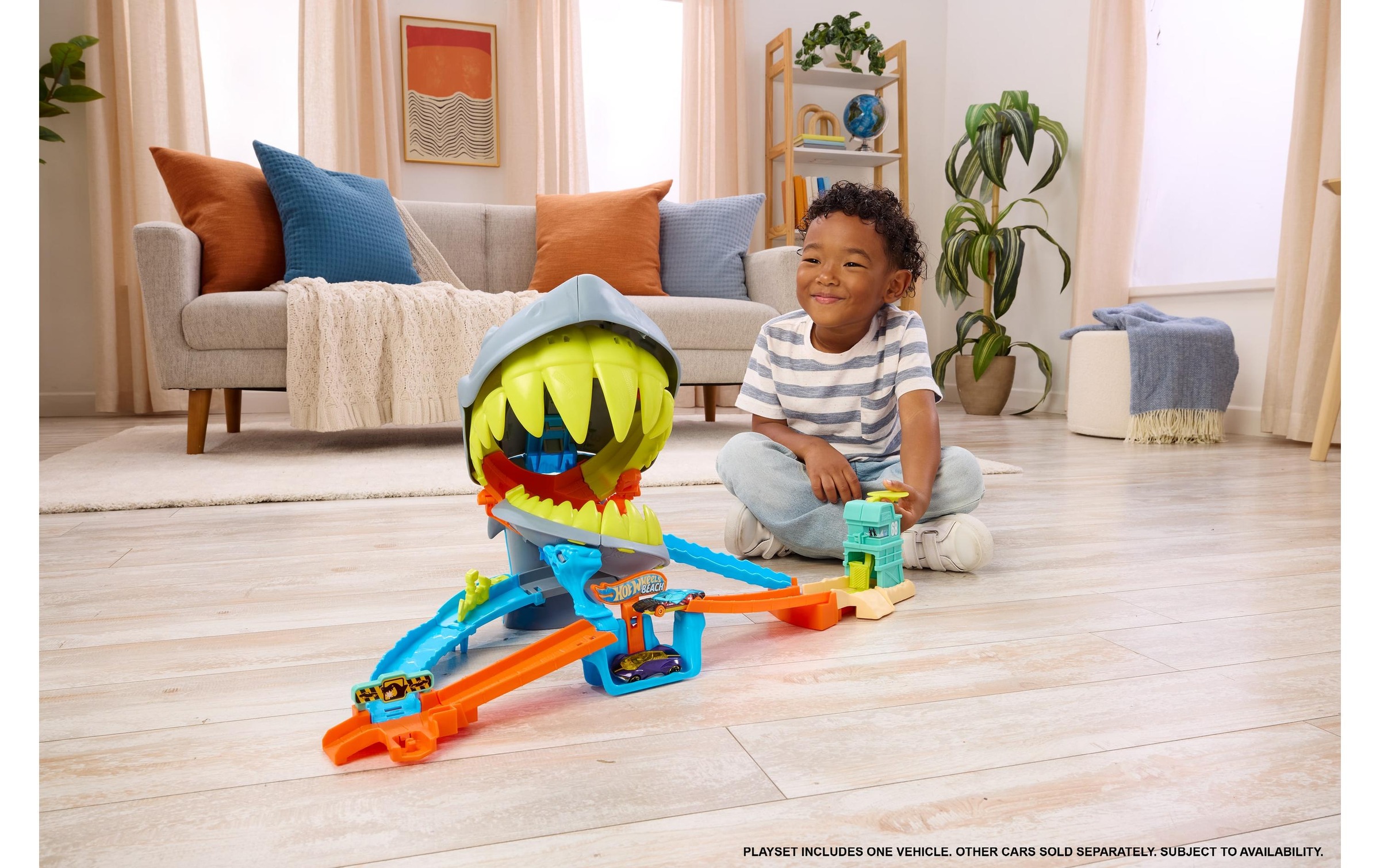 Hot Wheels Autorennbahn »Hot Wheels City Shark Beach«