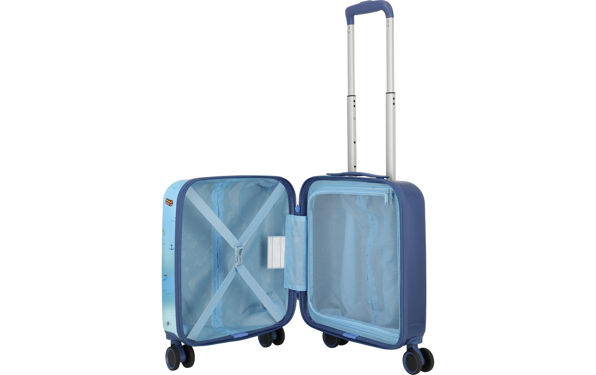 travelite Trolley »MINIMOVER Trolley S 28 l Pirate« 28 l 4 Rollen