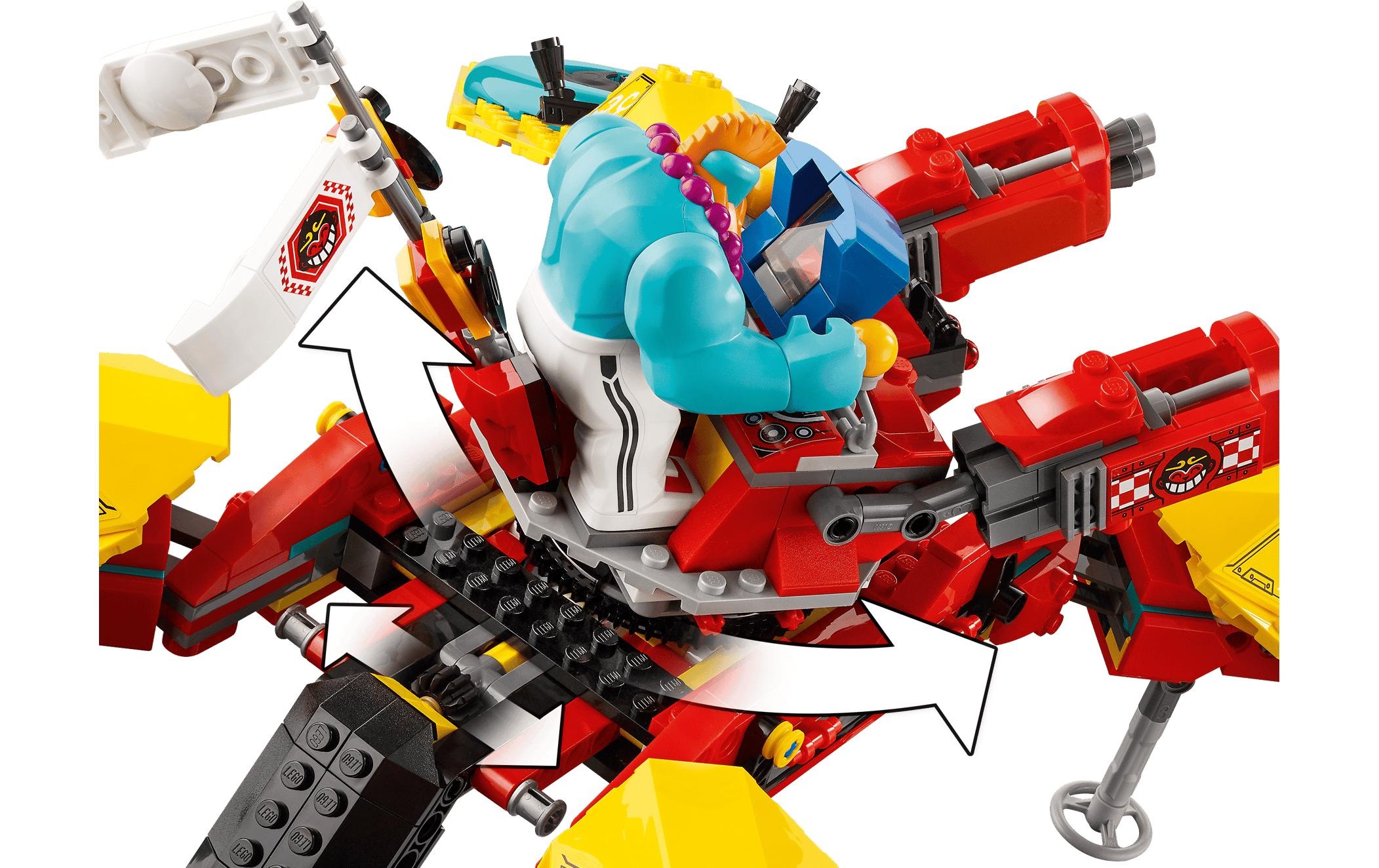 LEGO® Konstruktionsspielsteine »Monkie Kid Monkie Kids Hubschrauberdrohne 80023«