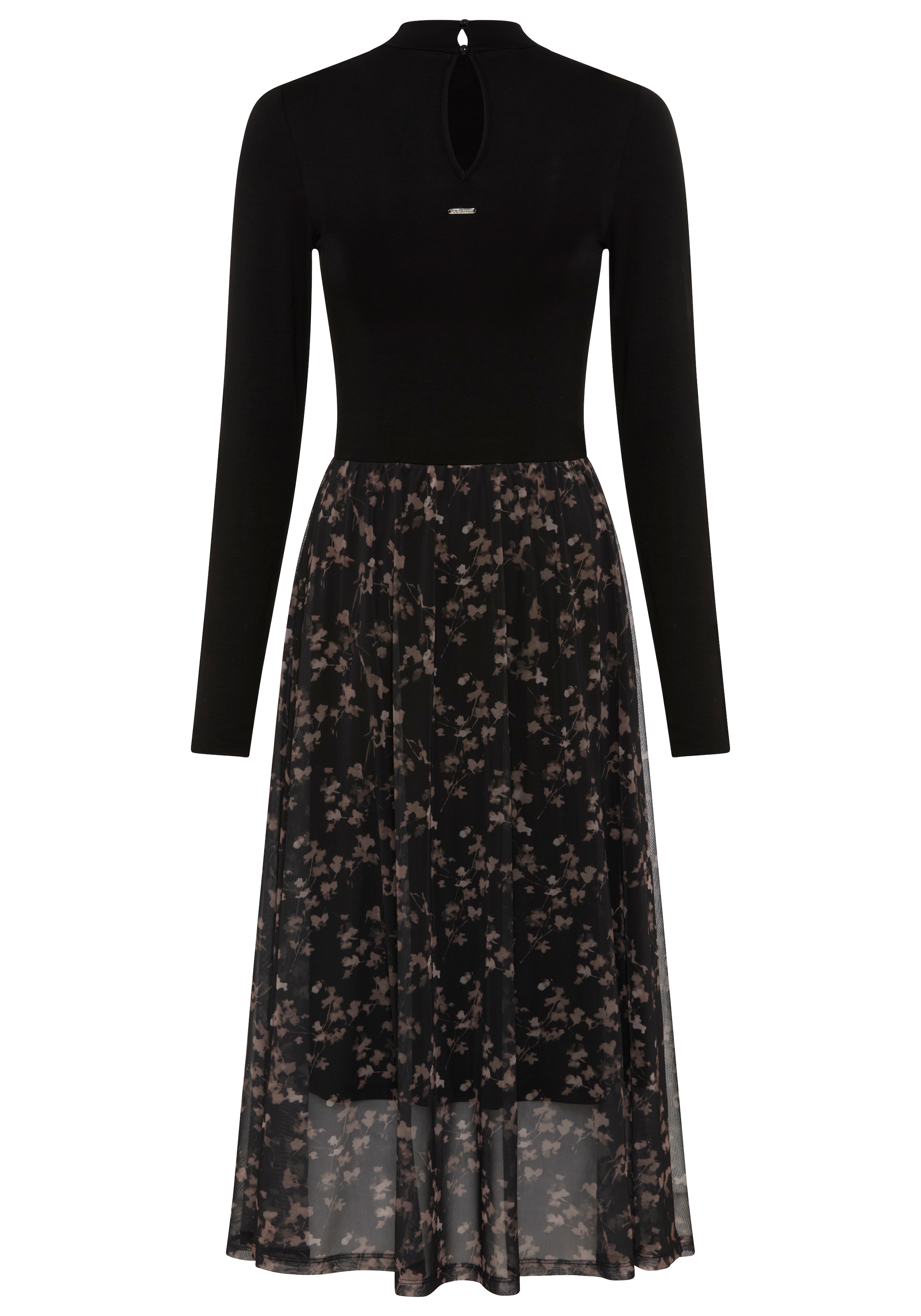 Laura Scott Robe en maille Sans poche | Sans poches en mélange viscose élastique, coupe ajustée, manches longues