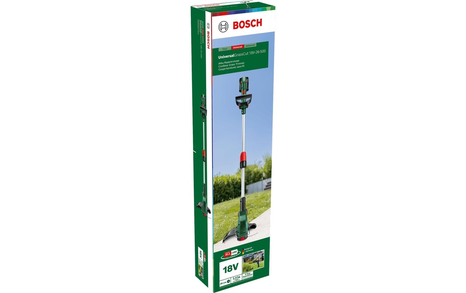 BOSCH Coupe-bordures sans fil »UniversalGrassCut 18 V-26-500 Kit«