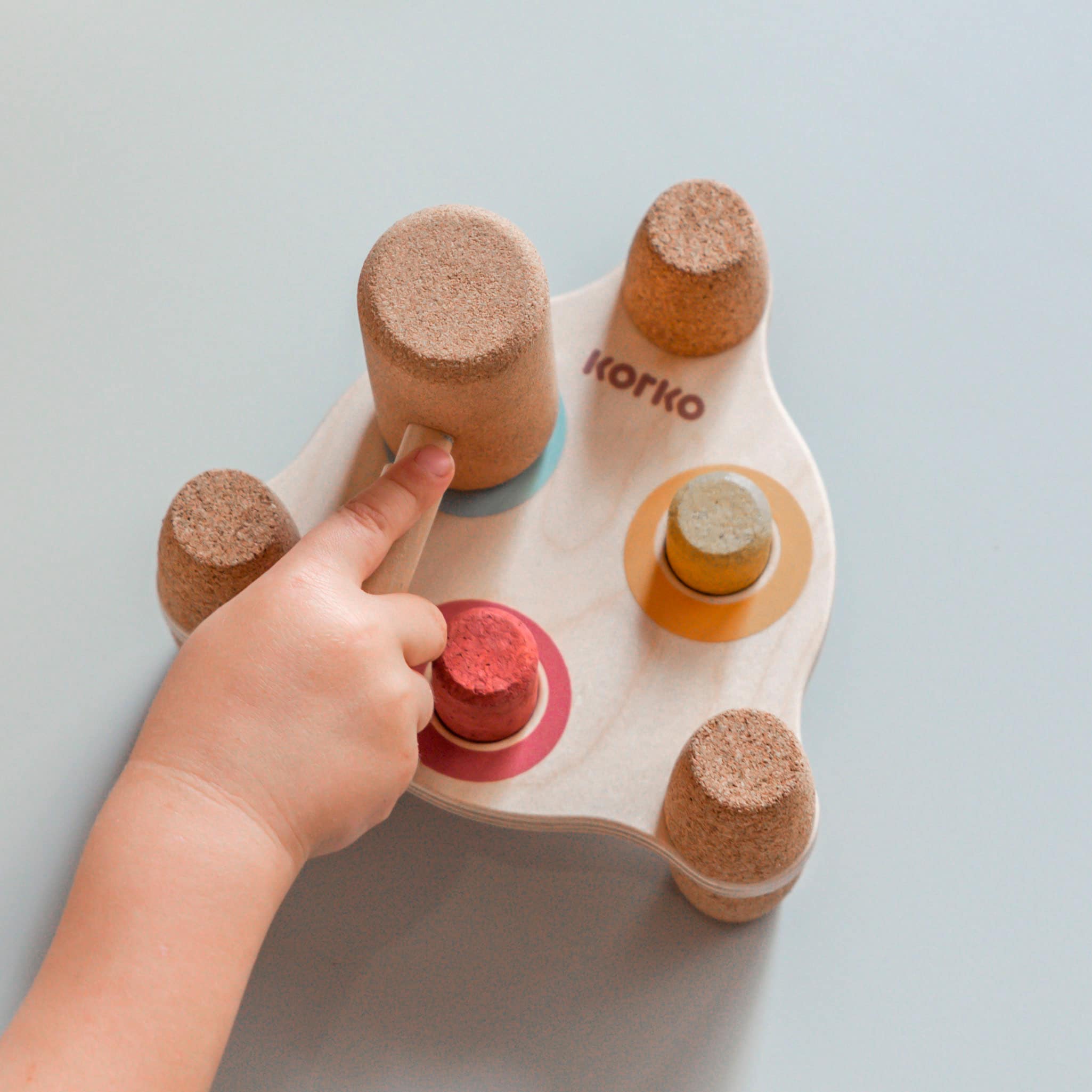 KORKO Klopfbank »Tap Tap Rainbow - Hammerbank« Made in Europe