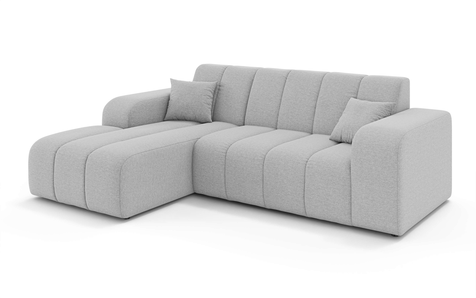 INOSIGN Canapé d'angle »CASSY L-Form, Schlafsofa mit Bettkasten, Masse B/T/H: 245/165/88 cm« mit 2 Rückenkissen, Recamiere rechts oder links bestellbar