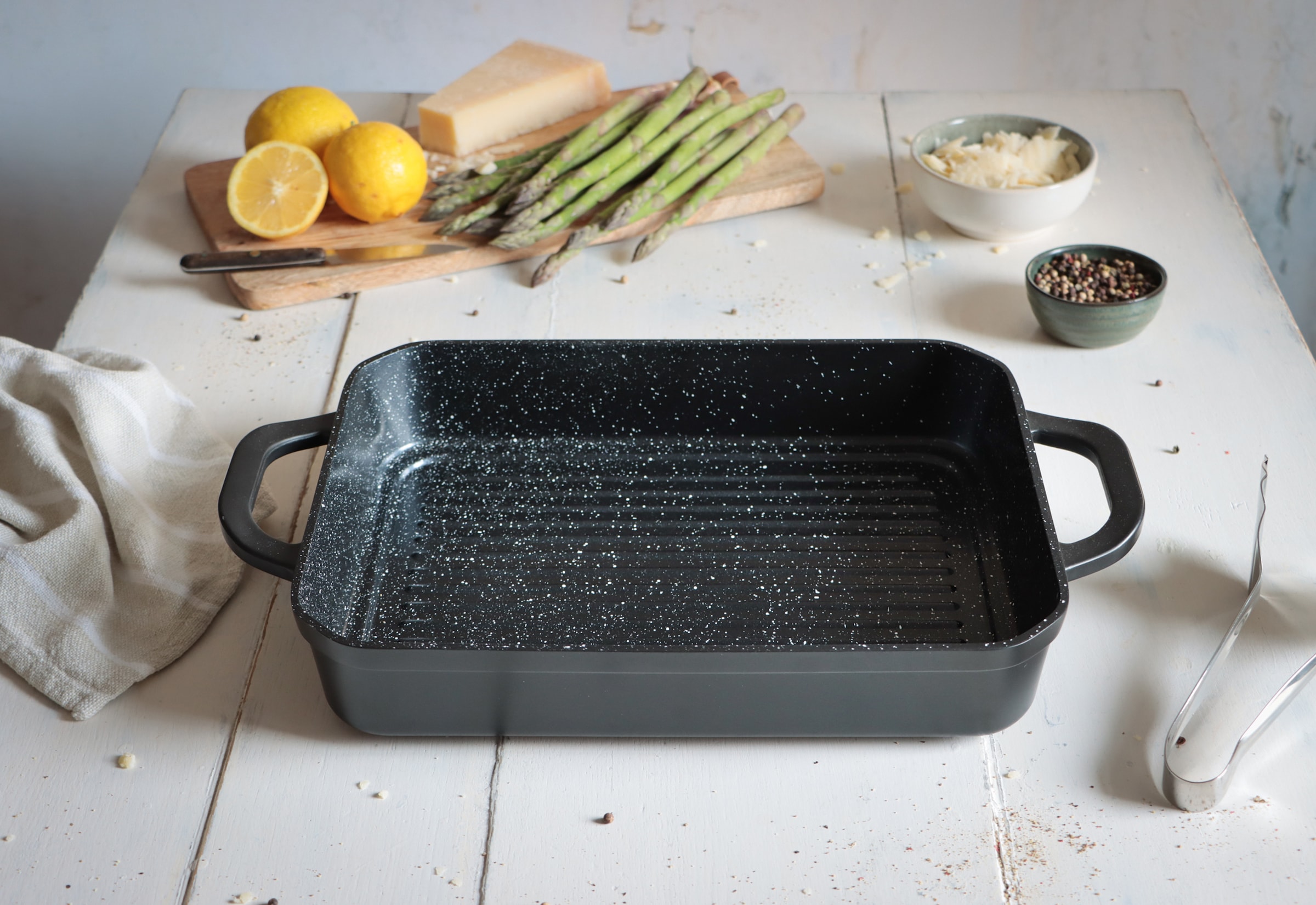 Elo Basic Plat à four »Belugo Rechteckbräter« 2 cuis tlg. mit BBQ-Rillen