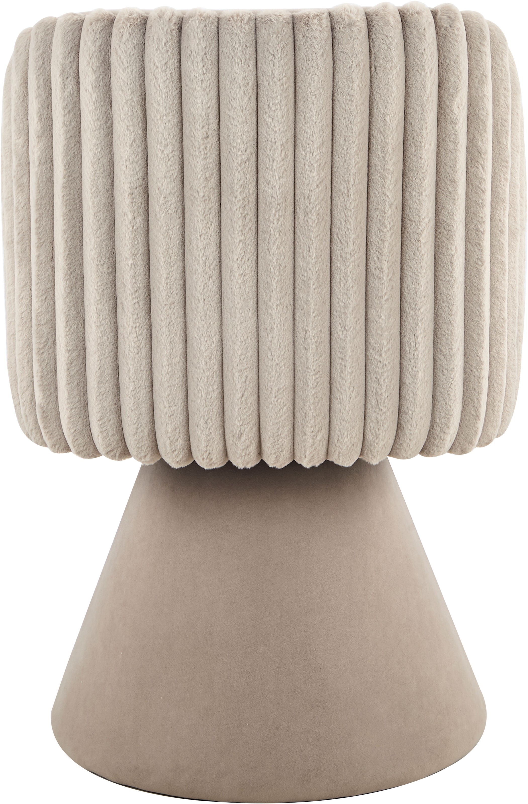 HELA Chaise de salle à manger »BARI I Drehstuhl« (Set) 1 cuis360° drehbar, Polsterfuss, Materialkombi, Aussen Felloptik Innen Velvet