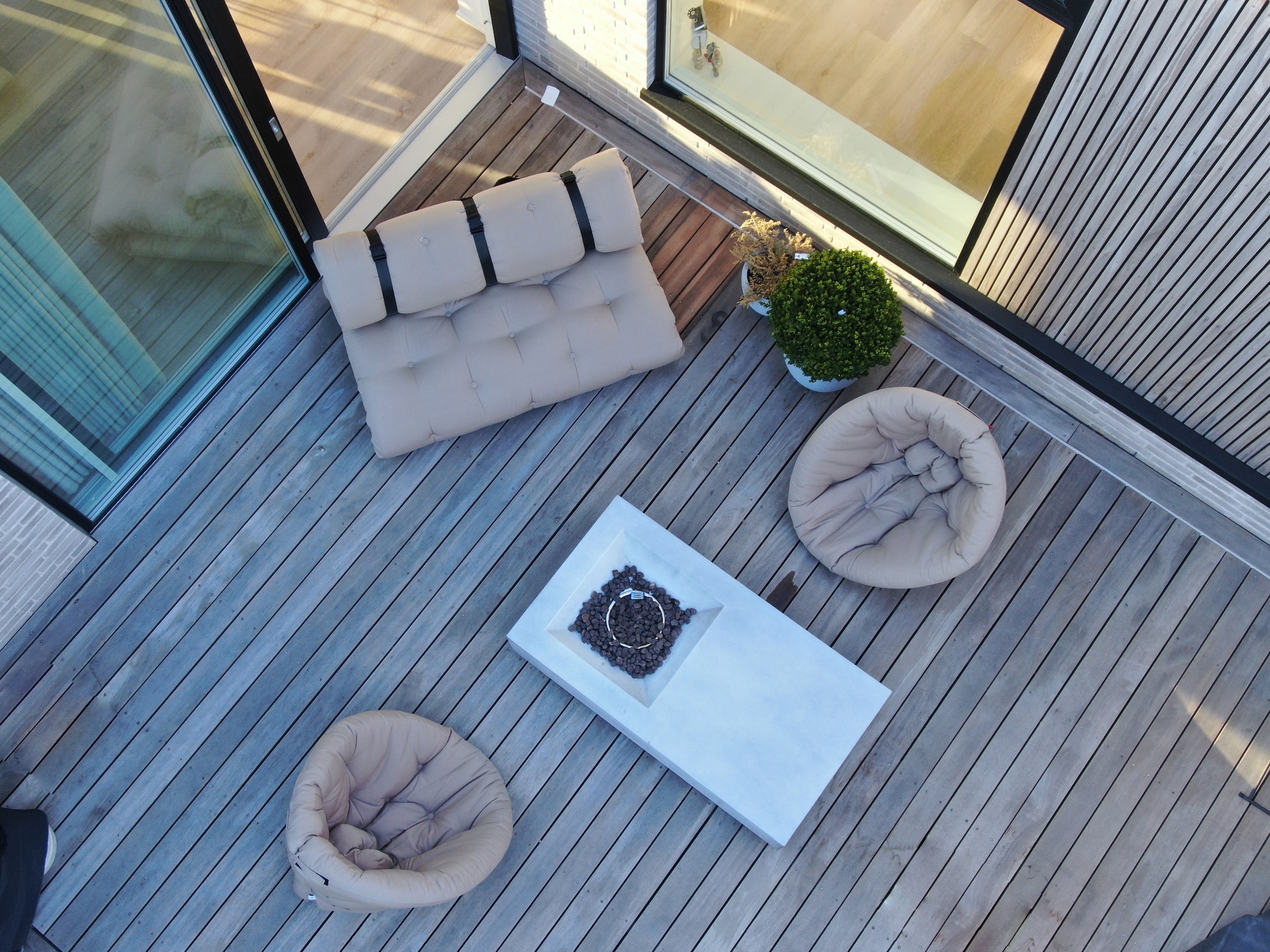 Karup Design Canapé de salon »BUCKLE-UP Sofa out™, Loungesofa in Schlafplatz verwandelbar« Convient pour l’extérieur, résistant à la saleté et à l’eau, fabriqué en Europe