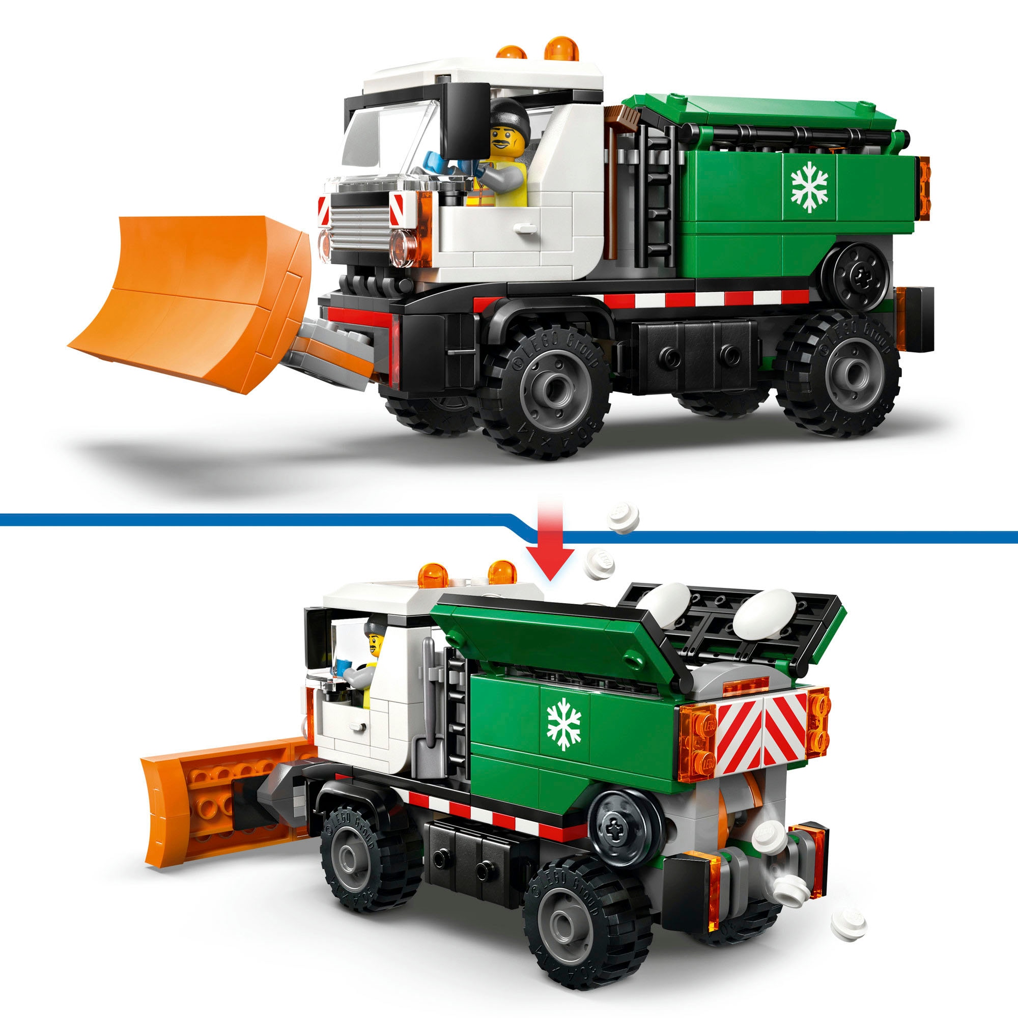 LEGO® Pions de construction »Schneepflug (60490), LEGO City« Made in Europe