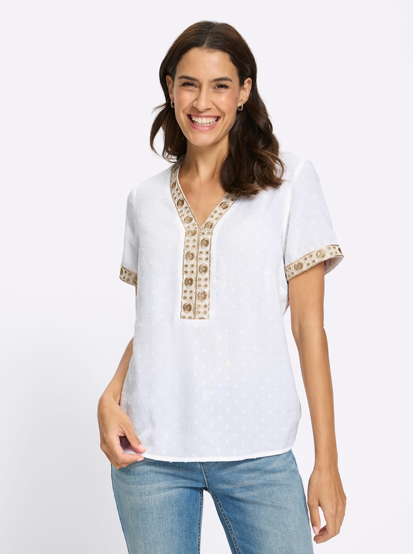 Inspirationen Blouse à enfiler