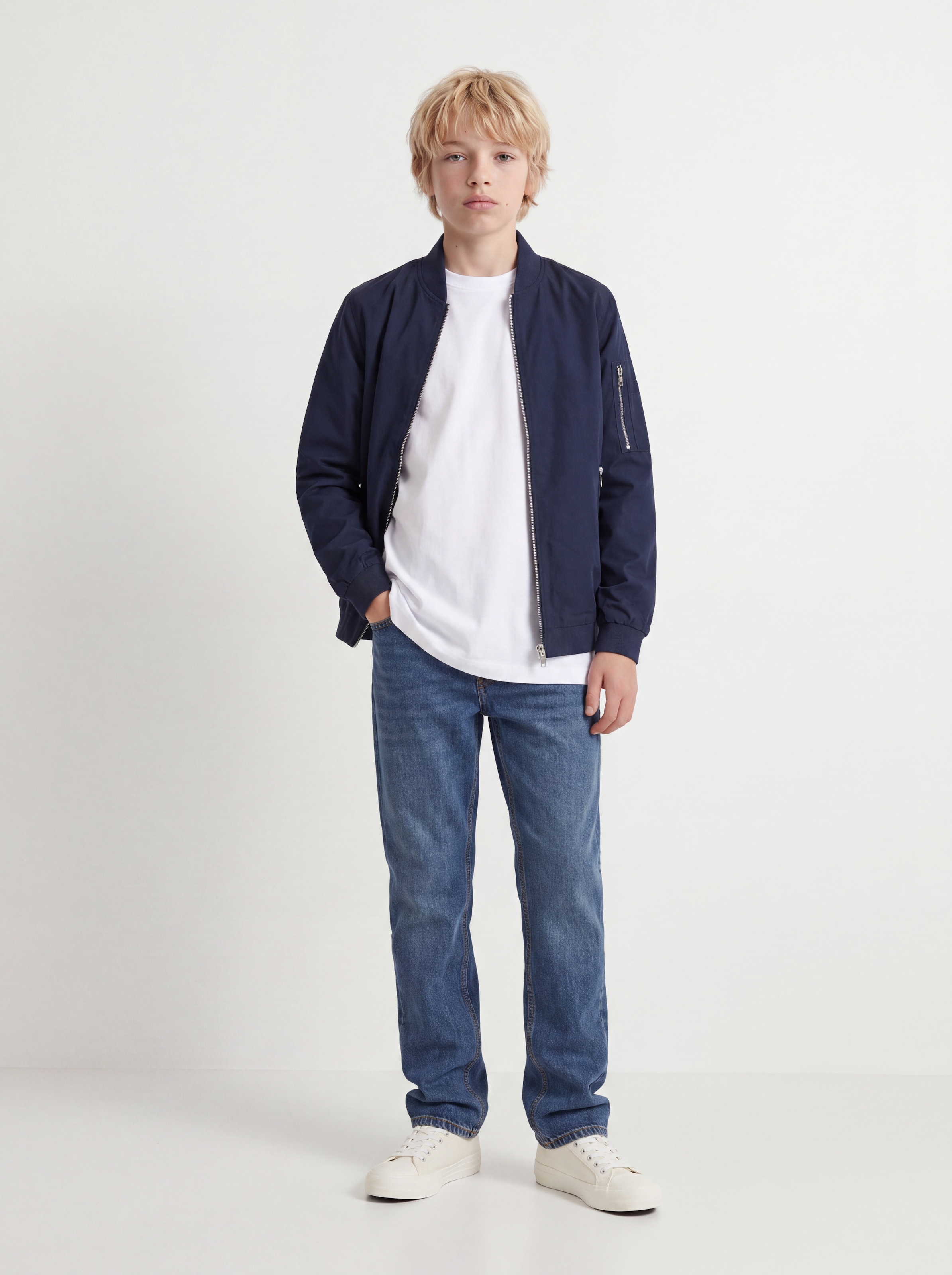Jack & Jones Junior Relax-fit-Jeans »JJICHRIS JJCREW AT 163 SN JNR« Baumwolle, relaxed fit