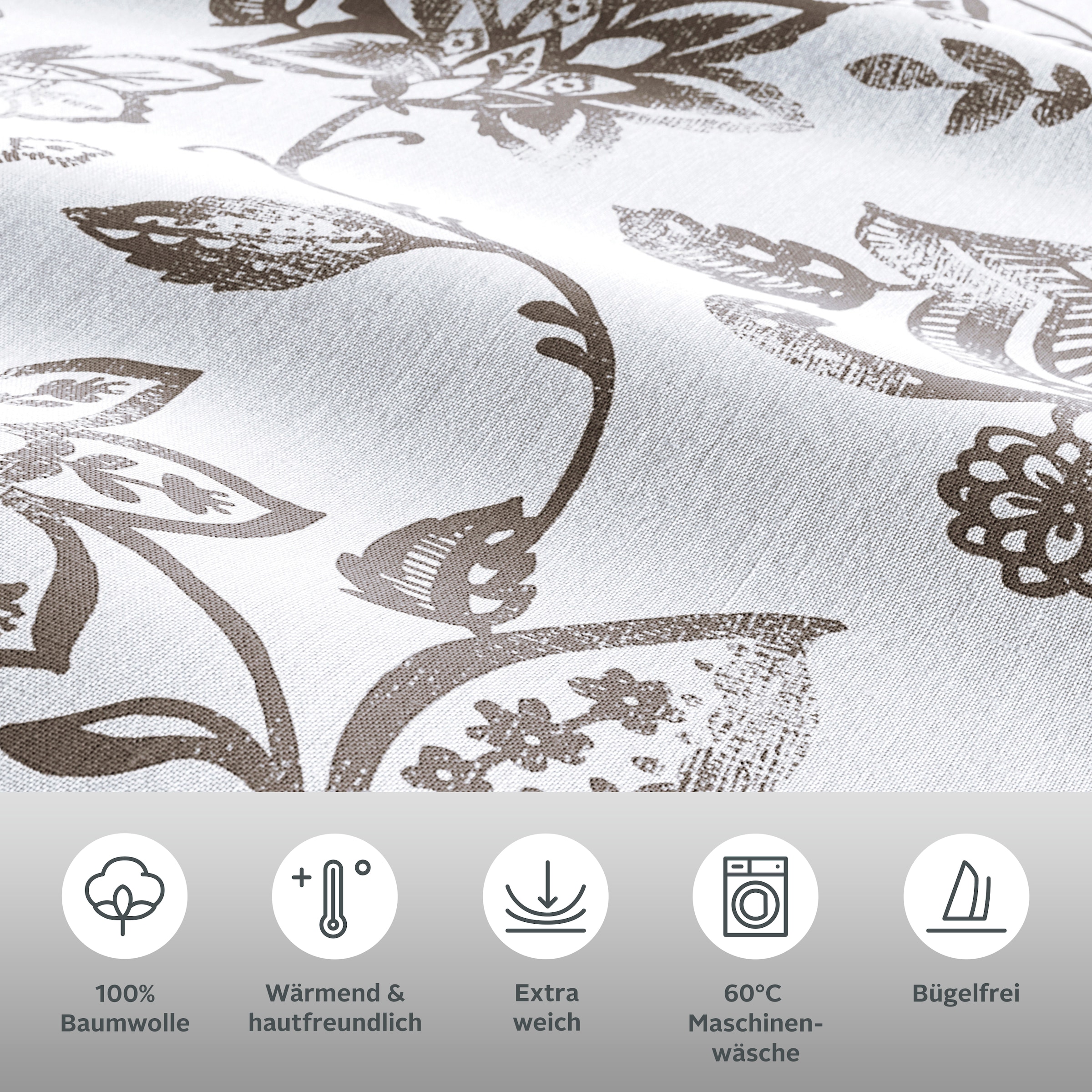 GOODproduct Bettwäsche »Nordby« 2 Bettwäsche aus Baumwolle, skandinavisches Design, ab Grösse 135x200 cm