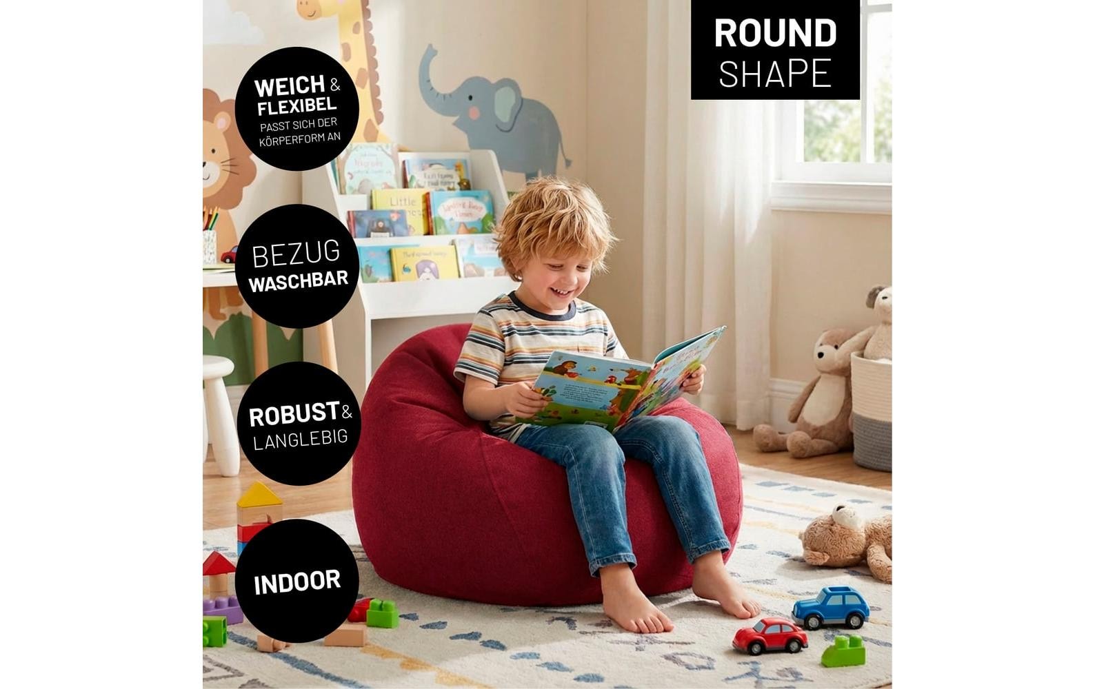 Lumaland Pouf »Lumaland Sitzsack Comfort 120 l «