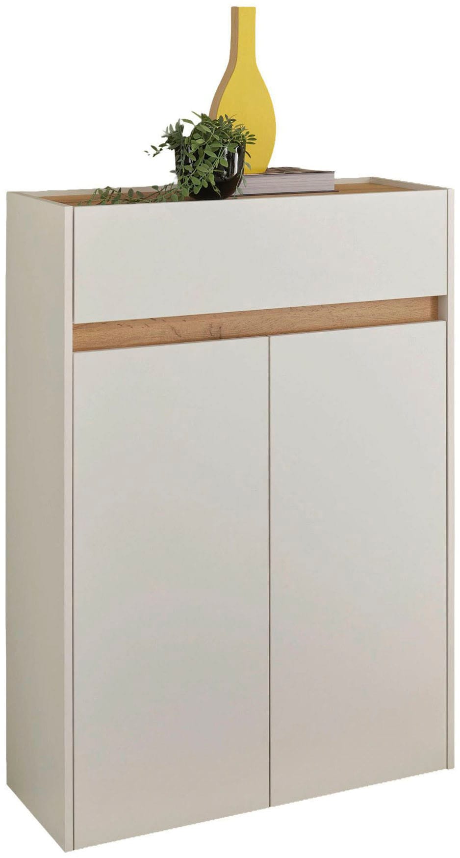 Home affaire Armoire à chaussures »City/Giron, modernes Schuhregal, Schrank für 16 Schuhe, Schuhkommode« eine Schublade und vier Schuhfächer, viel Stauraum, 93 cm breit