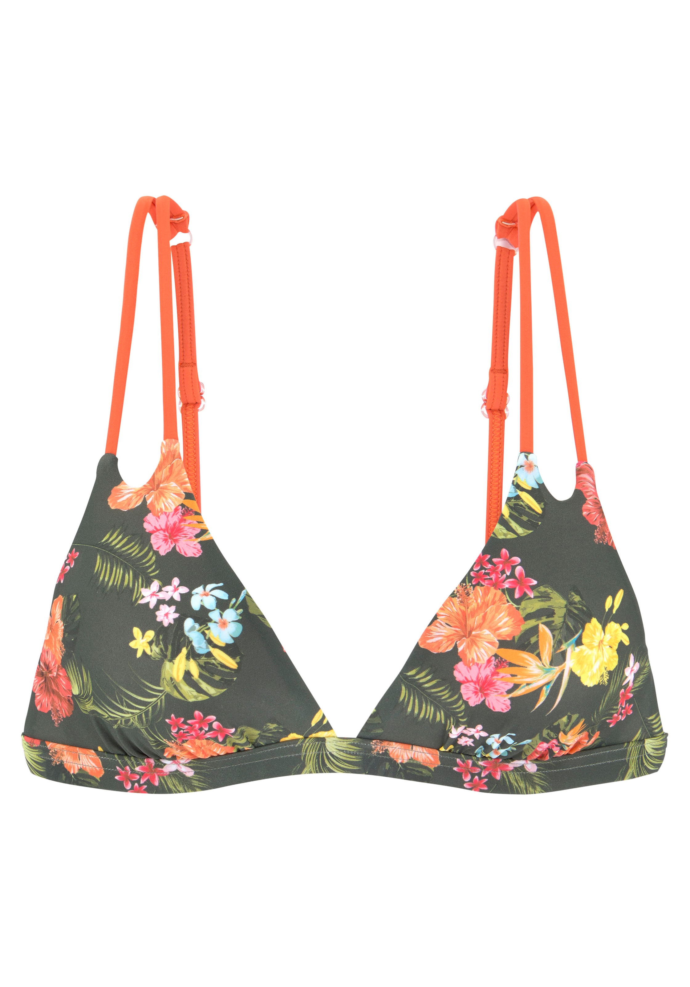 LASCANA Top bikini triangle »Tahiti« mit kontrastfarbenen Details