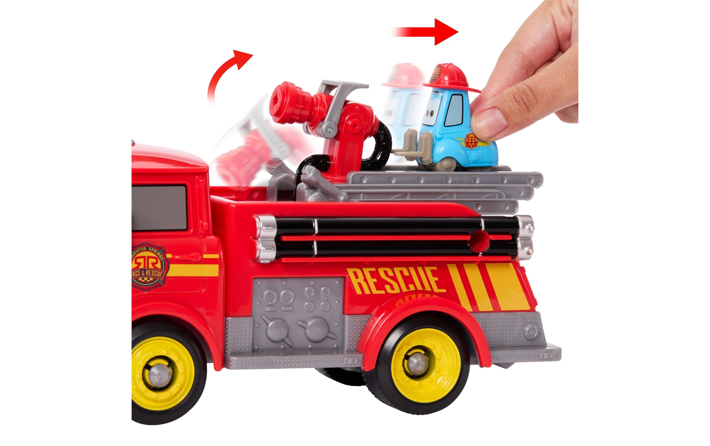   Spielzeug-Feuerwehr »Mattel Cars Disney Cars Radiator Springs Race & Rescue Fire Truck«