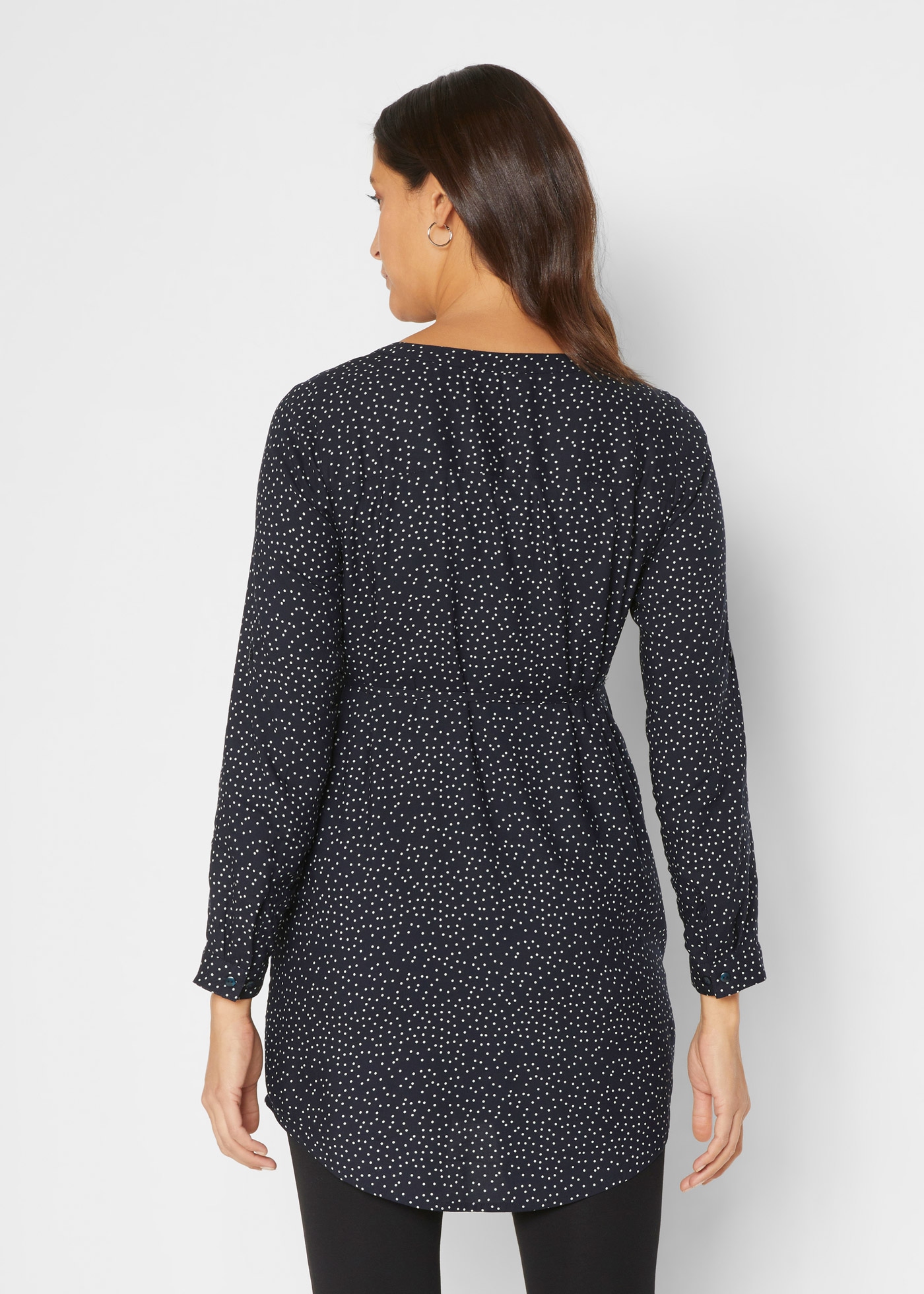 bonprix Umstandskleid 2-in-1 Umstands- und Stillblusenkleid aus fliessender Viskose